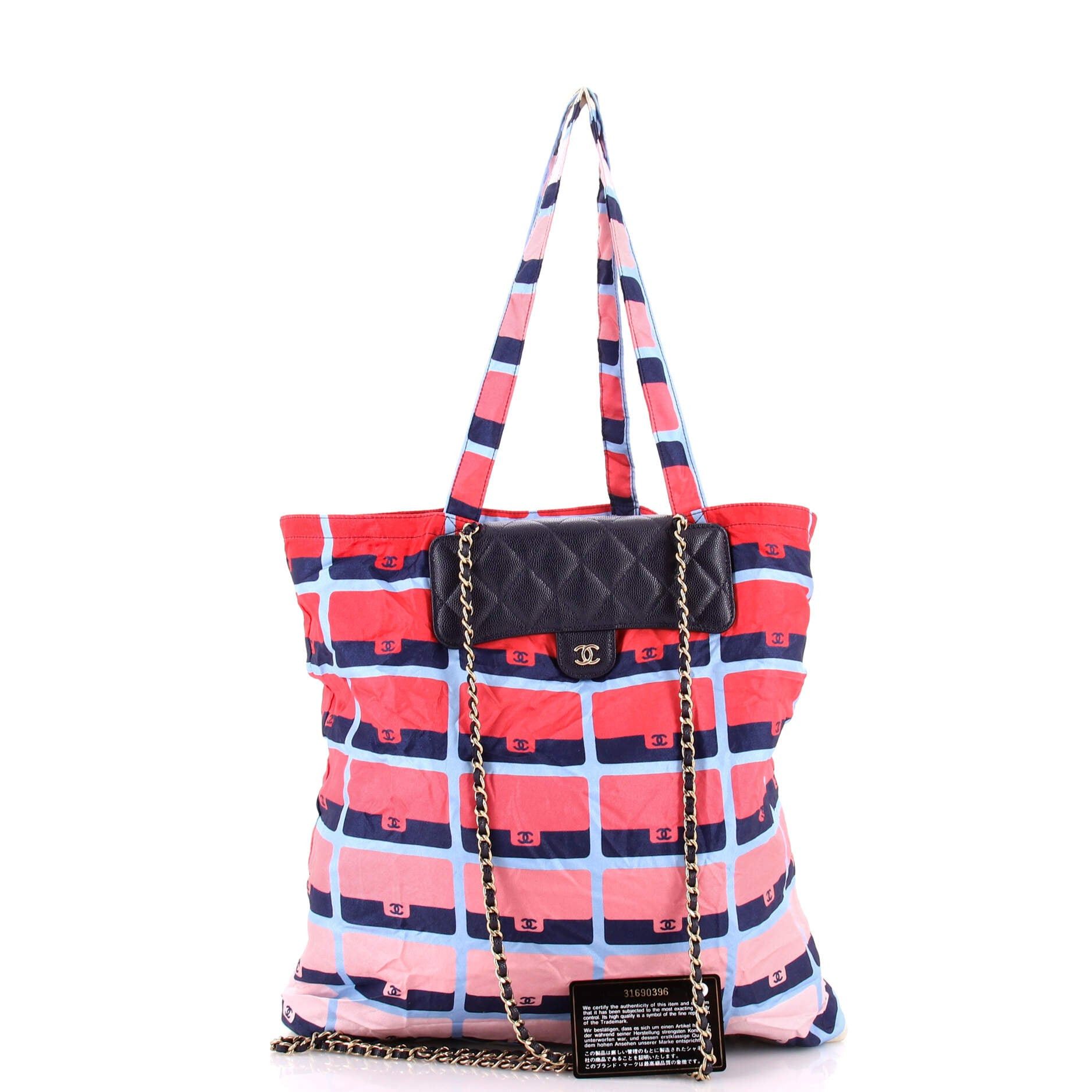 Chanel Foldable Tote Bag with Chain Size ONE SIZE - 2 Thumbnail
