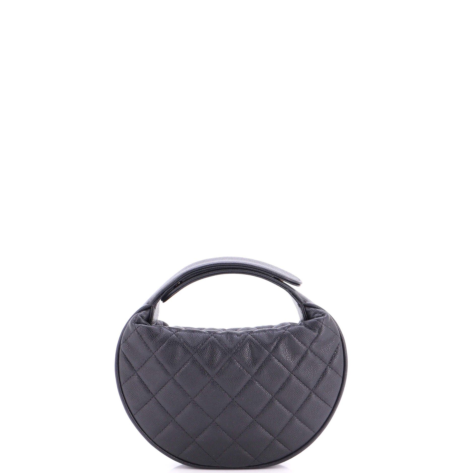 Chanel Double Chain Bow Hobo Pouch Size ONE SIZE - 3 Thumbnail