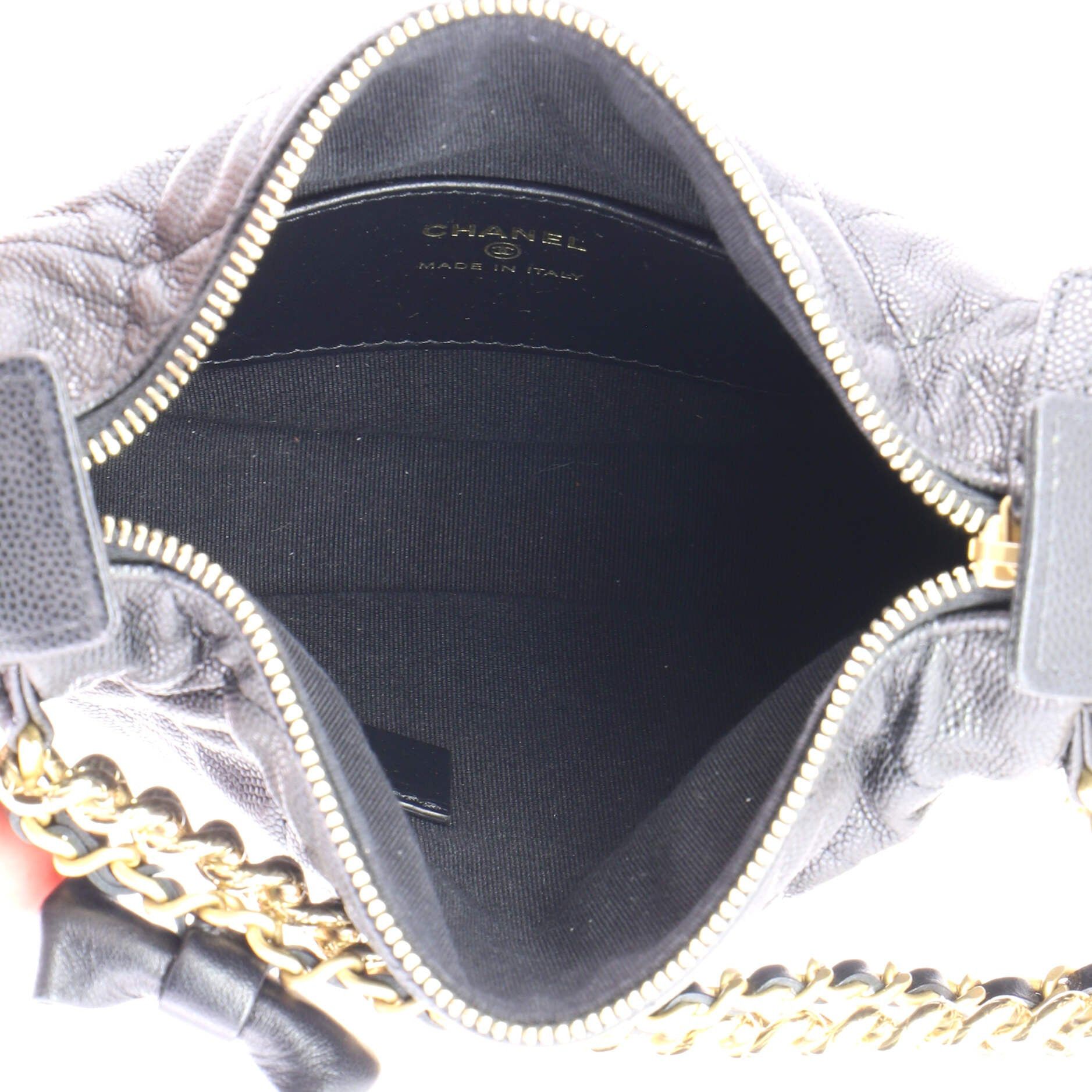 Chanel Double Chain Bow Hobo Pouch Size ONE SIZE - 5 Thumbnail