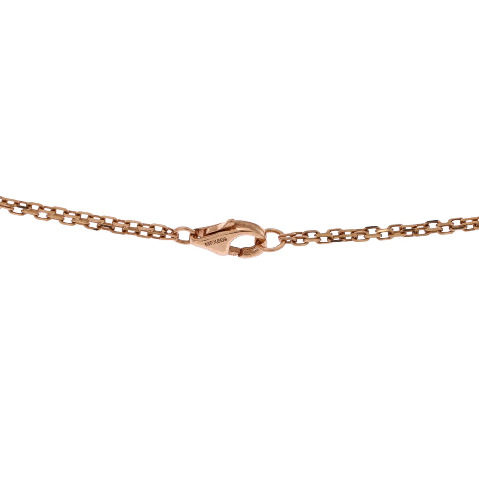 Cartier 2 Diamonds Love Pendant Necklace Size ONE SIZE - 3 Thumbnail