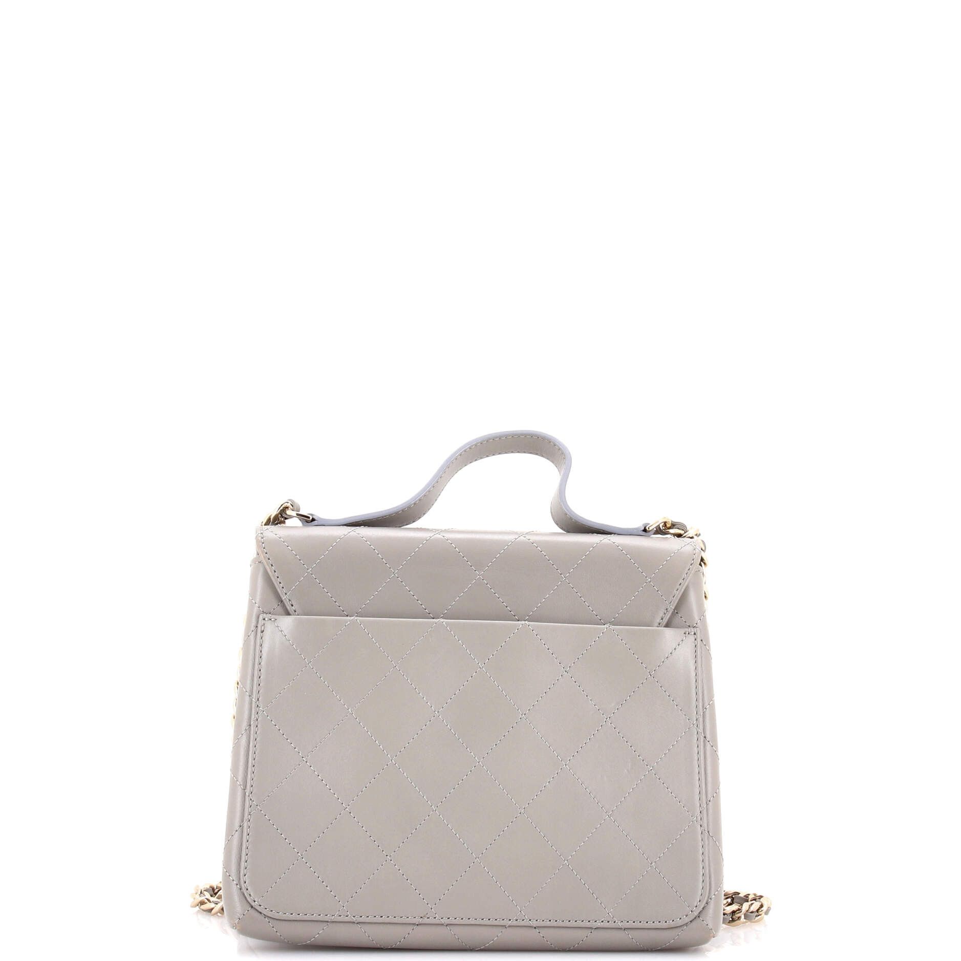 Chanel CC Double Pocket Top Handle Bag Size ONE SIZE - 3 Thumbnail