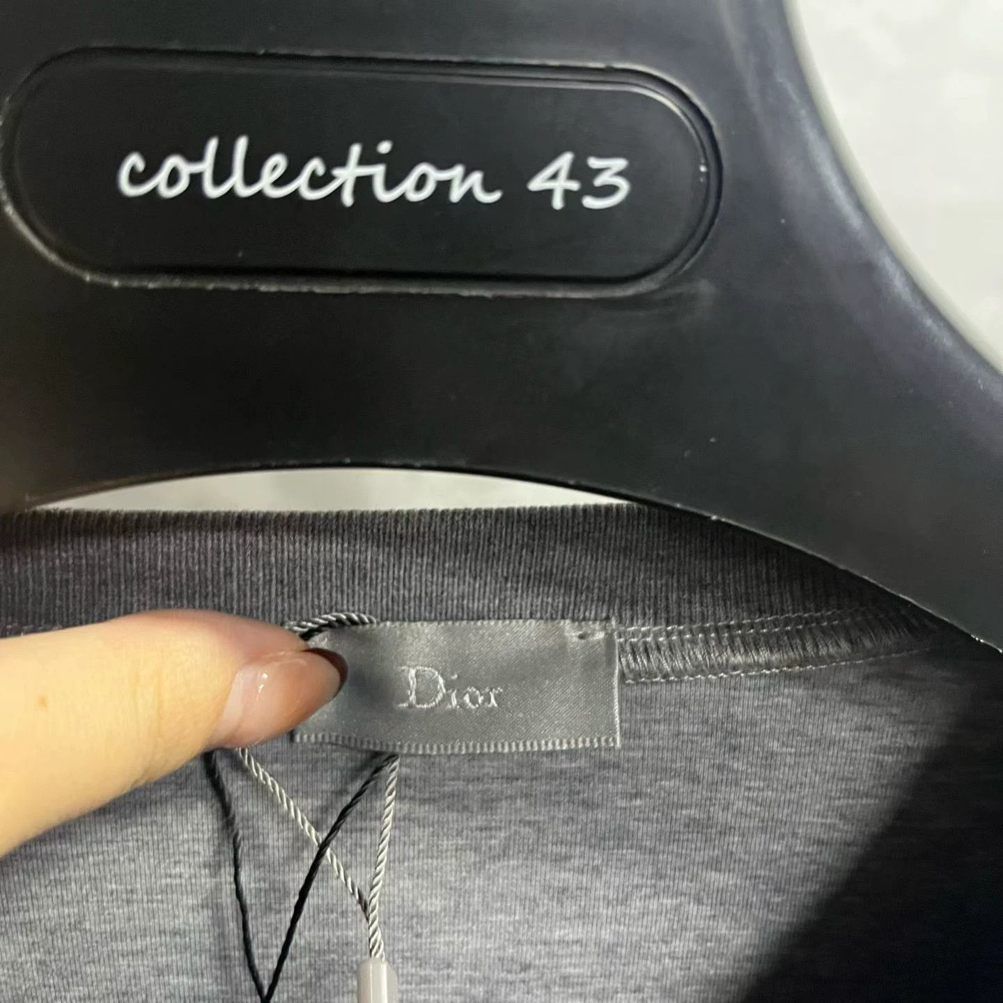Dior Dior Printed Graphic Gray T-Shirt L Women Size L / US 10 / IT 46 - 2 Thumbnail
