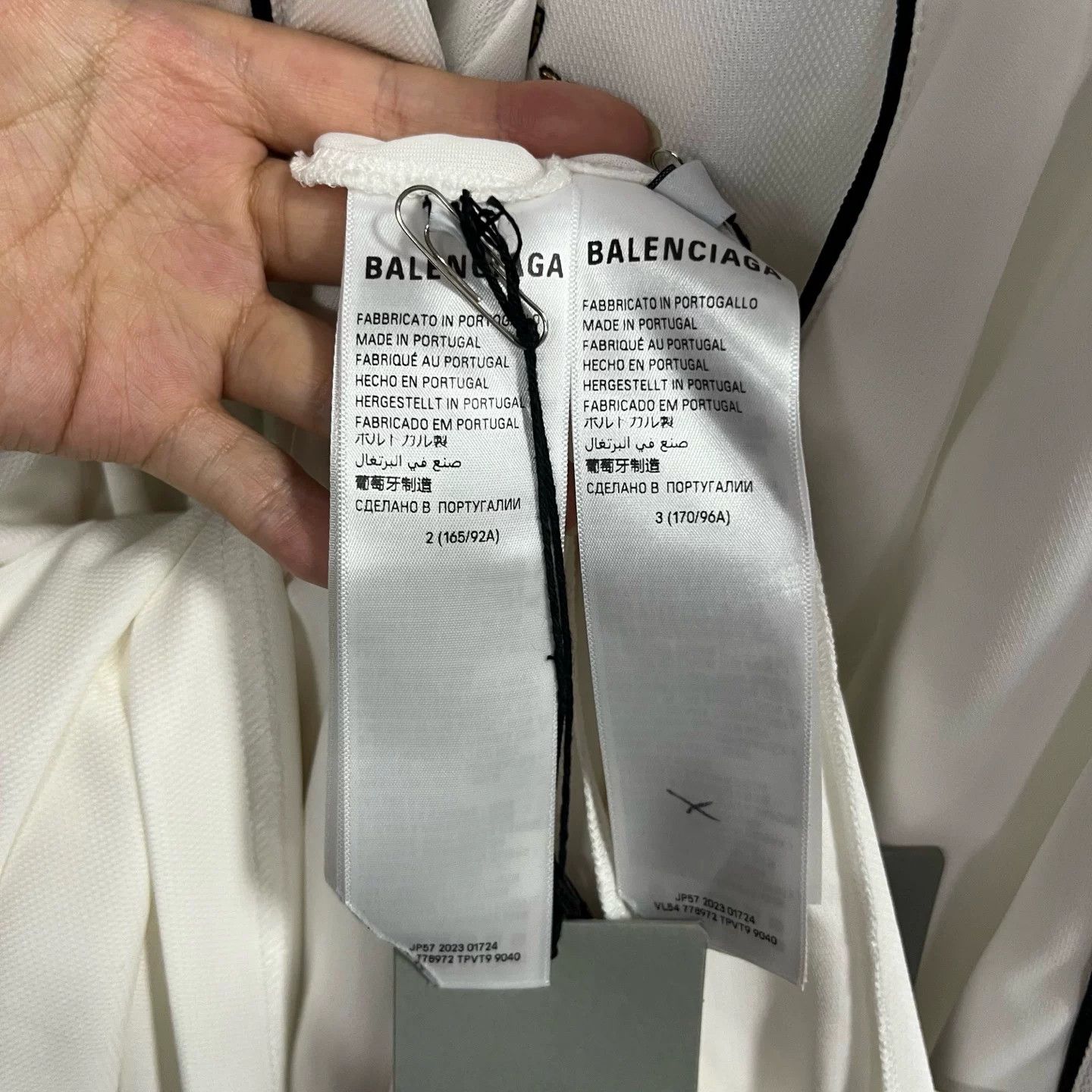 Balenciaga Balenciaga Retro Printed White Hoodie 3 Men Size US XS / EU 42 / 0 - 4 Thumbnail