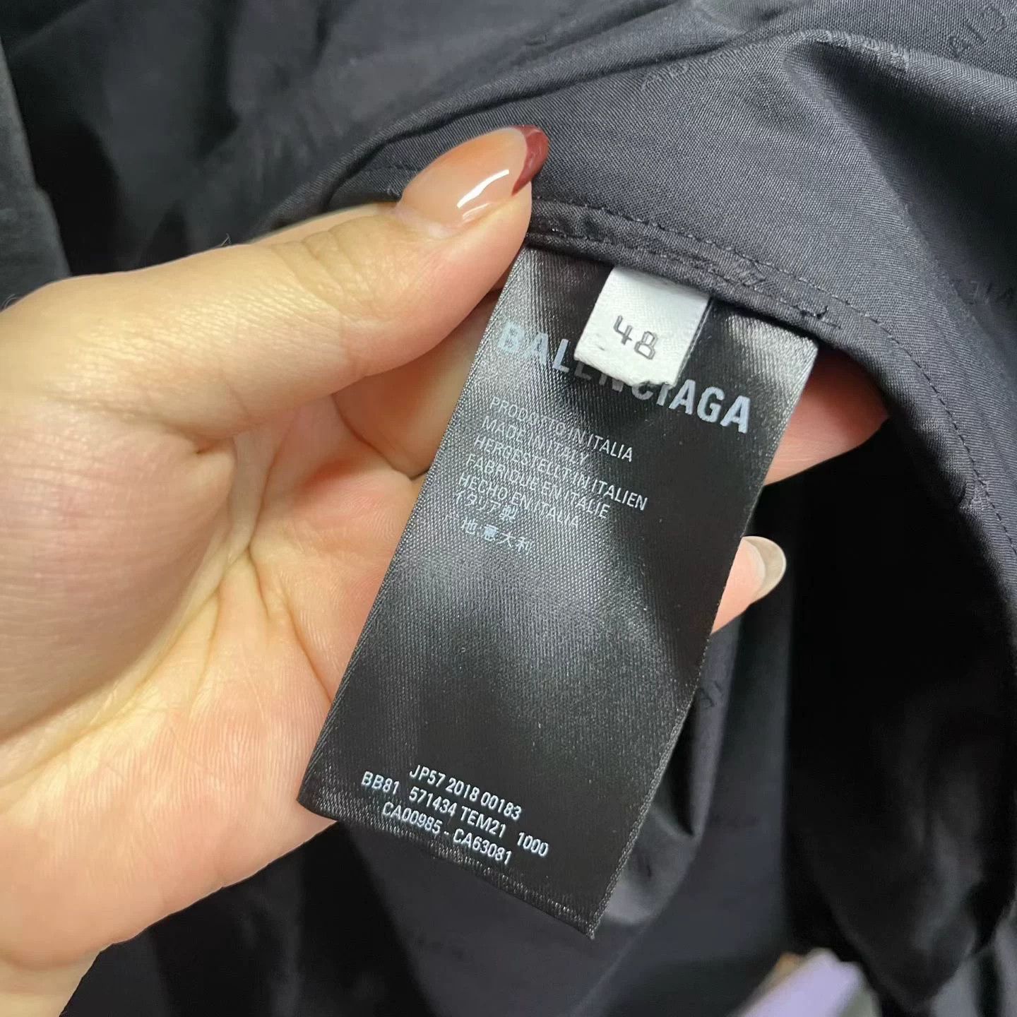 Balenciaga Balenciaga Black Hoodie 48 Men Size US XL / EU 56 / 4 - 3 Thumbnail