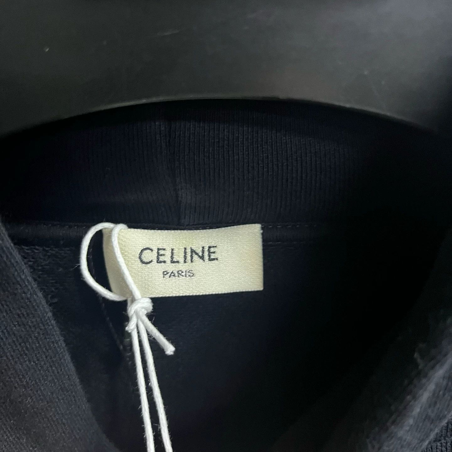Celine Celine Printed Oversized Black T-Shirt XS Women Size XS / US 0-2 / IT 36-38 - 2 Thumbnail