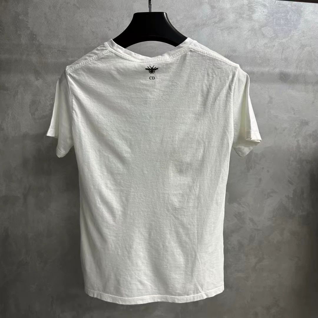 Dior Dior Printed Graphic White T-Shirt S Women Size S / US 4 / IT 40 - 2 Thumbnail
