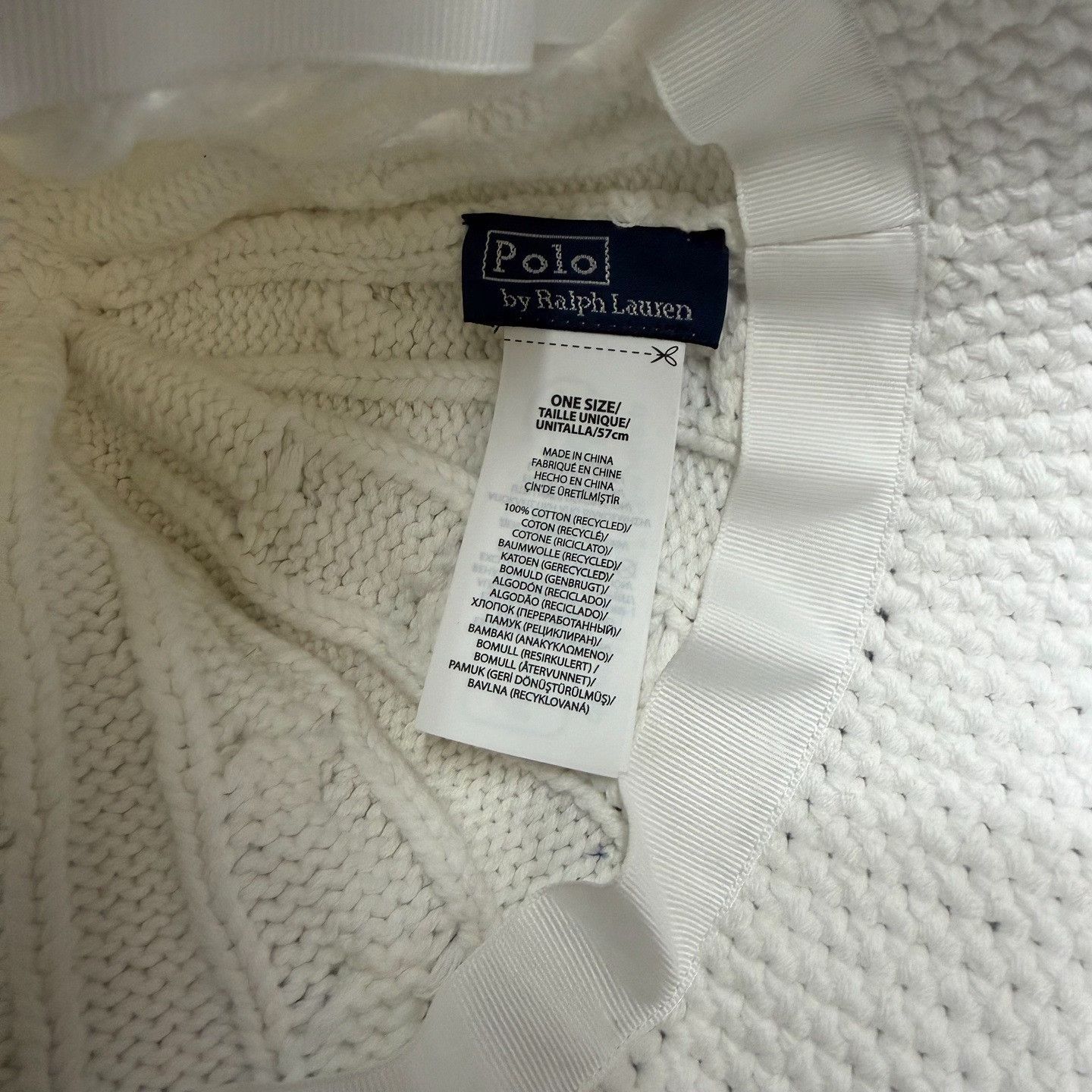 Ralph Lauren Ralph Lauren Cotton White Hat one size Men Size ONE SIZE - 3 Thumbnail