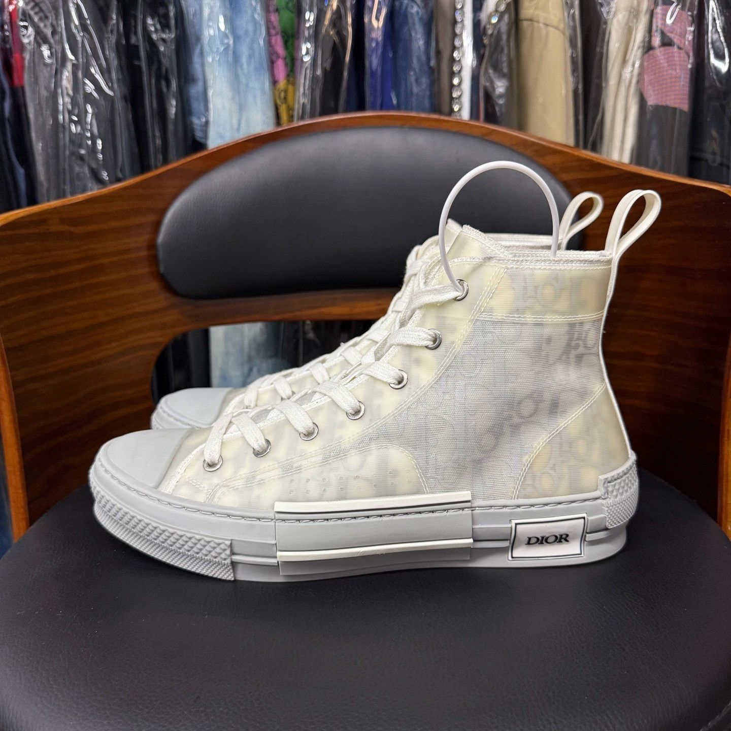 Dior Dior Gray Hitop Sneakers 23 Men Size US 10 / EU 43 - 6 Thumbnail