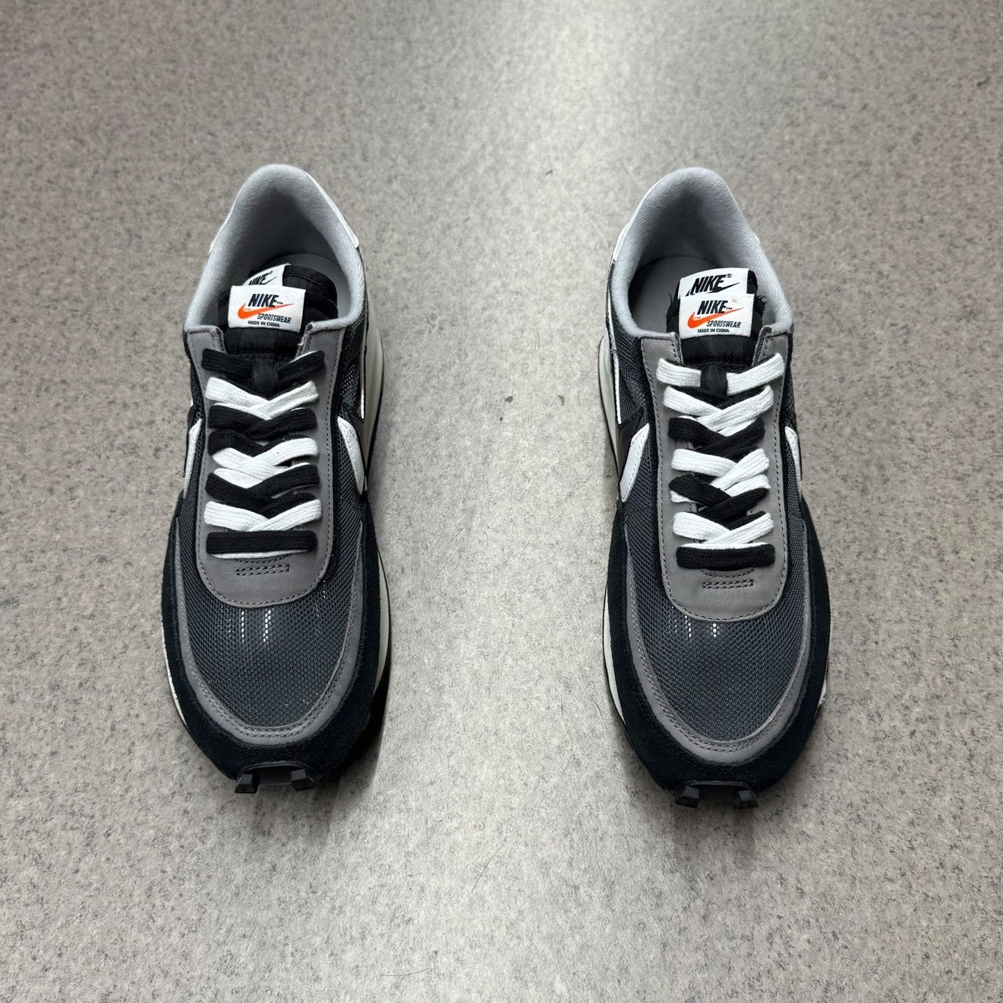 Sacai Sacai Black Lowtop Sneakers 11 Men Size US 11 / EU 44 - 8 Thumbnail