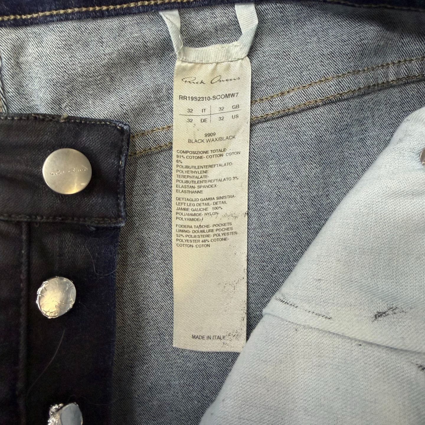 Rick Owens Rick Owens Denim Denim Jeans 32 Men Size US 32 / EU 48 - 4 Thumbnail