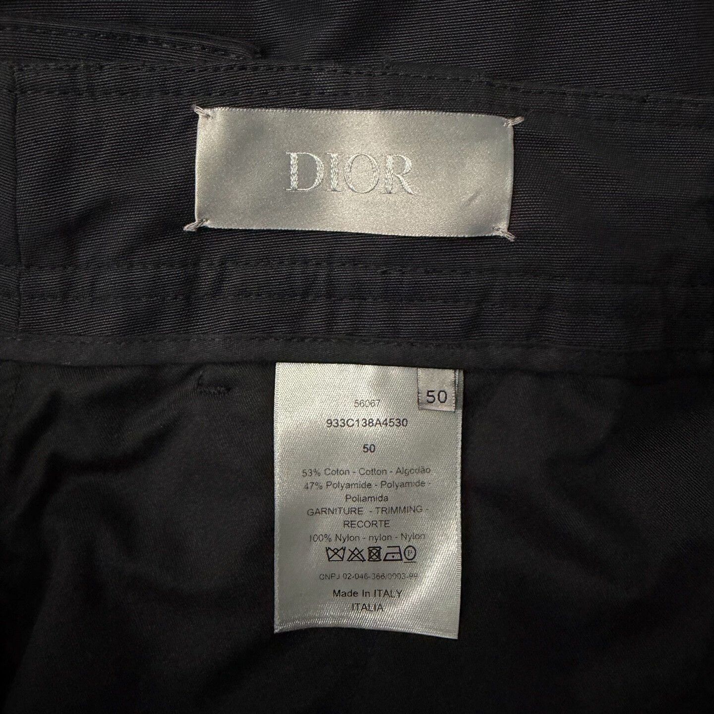 Dior Dior Collab Black Casual Pants 34 Men Size US 34 / EU 50 - 4 Thumbnail