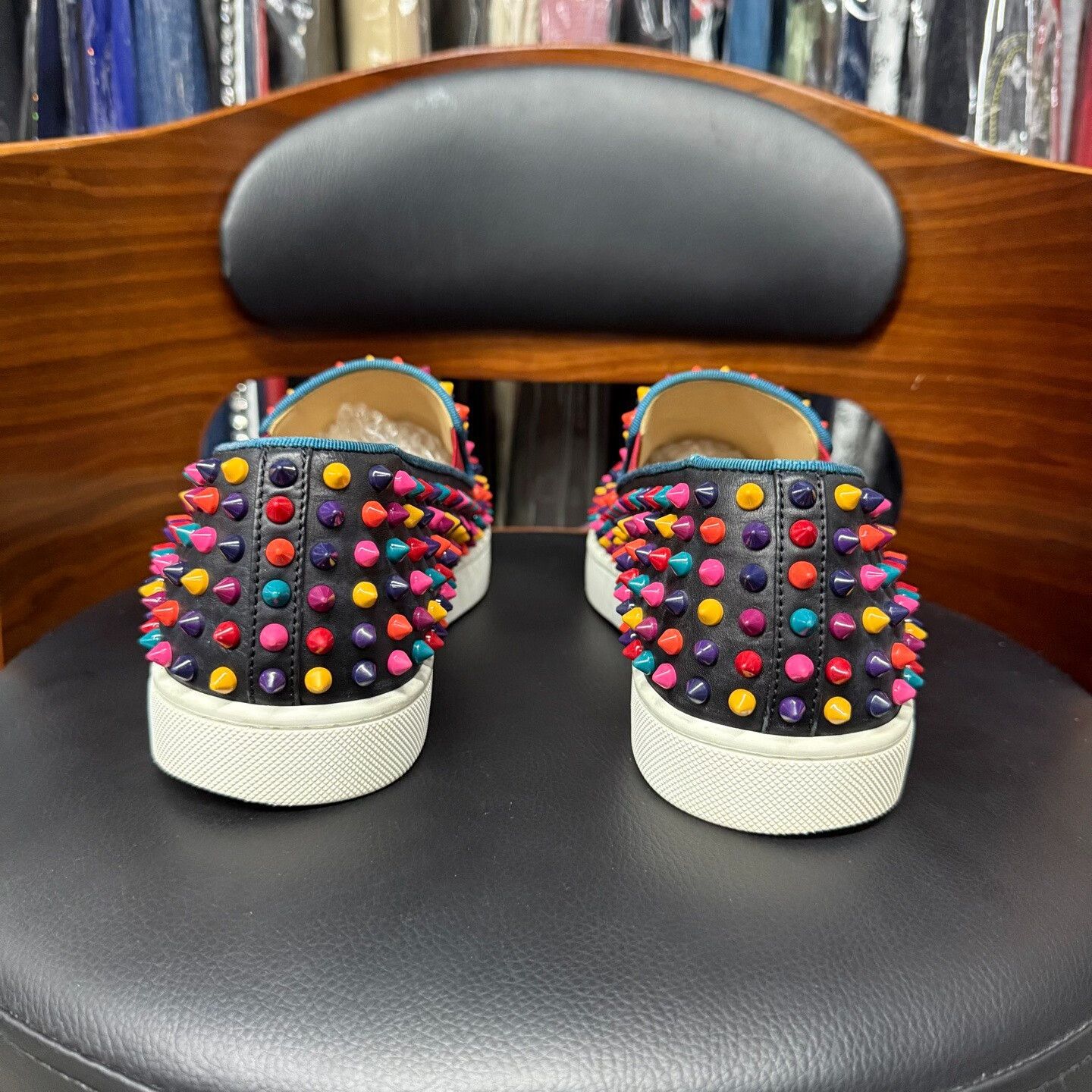 Christian Louboutin Christian Louboutin Rainbow Multi Lowtop Sneakers 8.5 Men Size US 8.5 / EU 41-42 - 3 Thumbnail