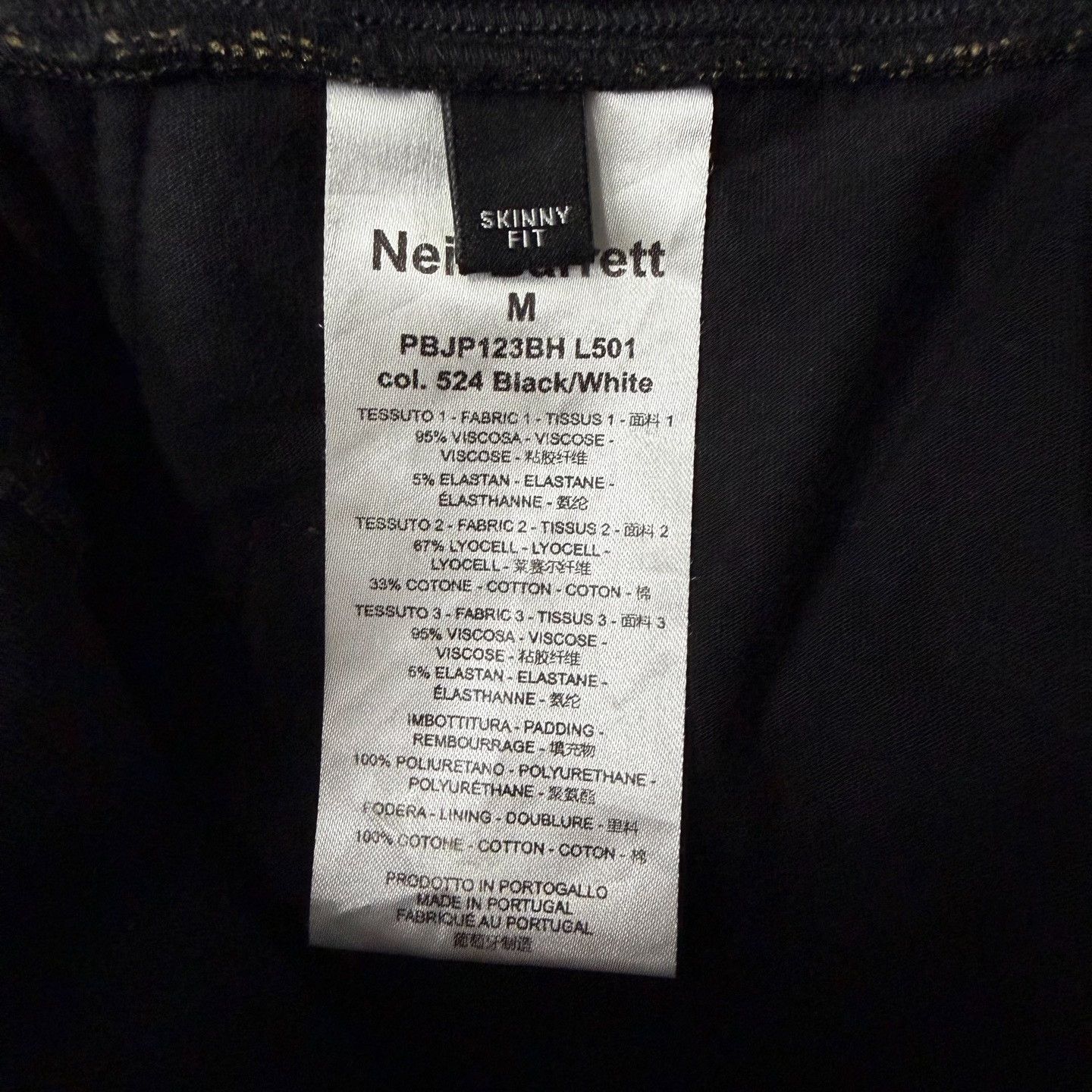Neil Barrett Neil Barrett Black Sweatpants 32 Men Size US 32 / EU 48 - 3 Thumbnail
