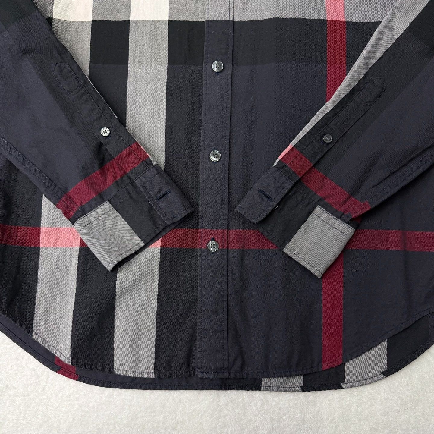 Burberry Burberry Plaid Black Shirt M Men Size US M / EU 48-50 / 2 - 2 Thumbnail