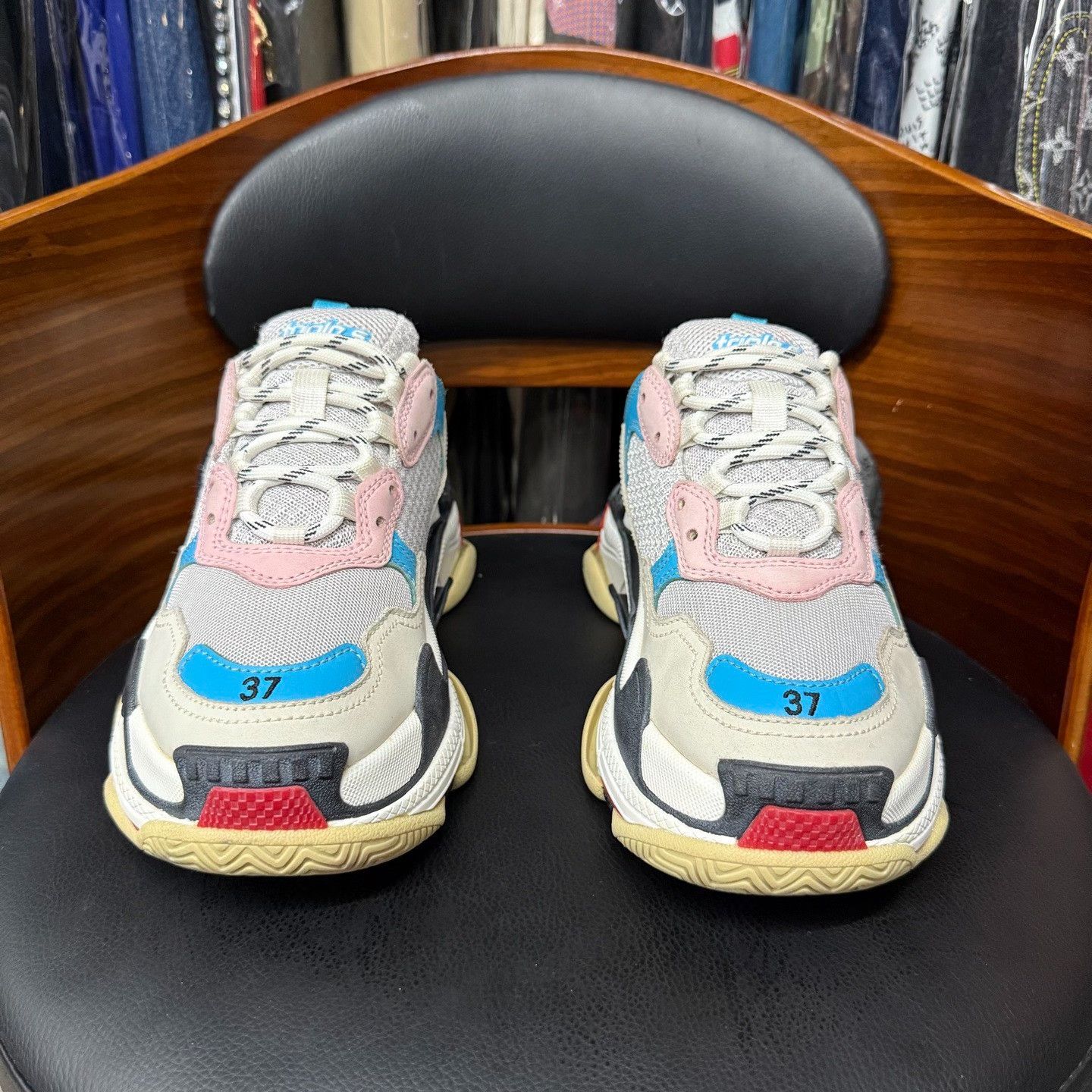 Balenciaga Balenciaga Distressed Multi Lowtop Sneakers us_6-5 Women Size US 6.5 / IT 36.5 - 2 Thumbnail