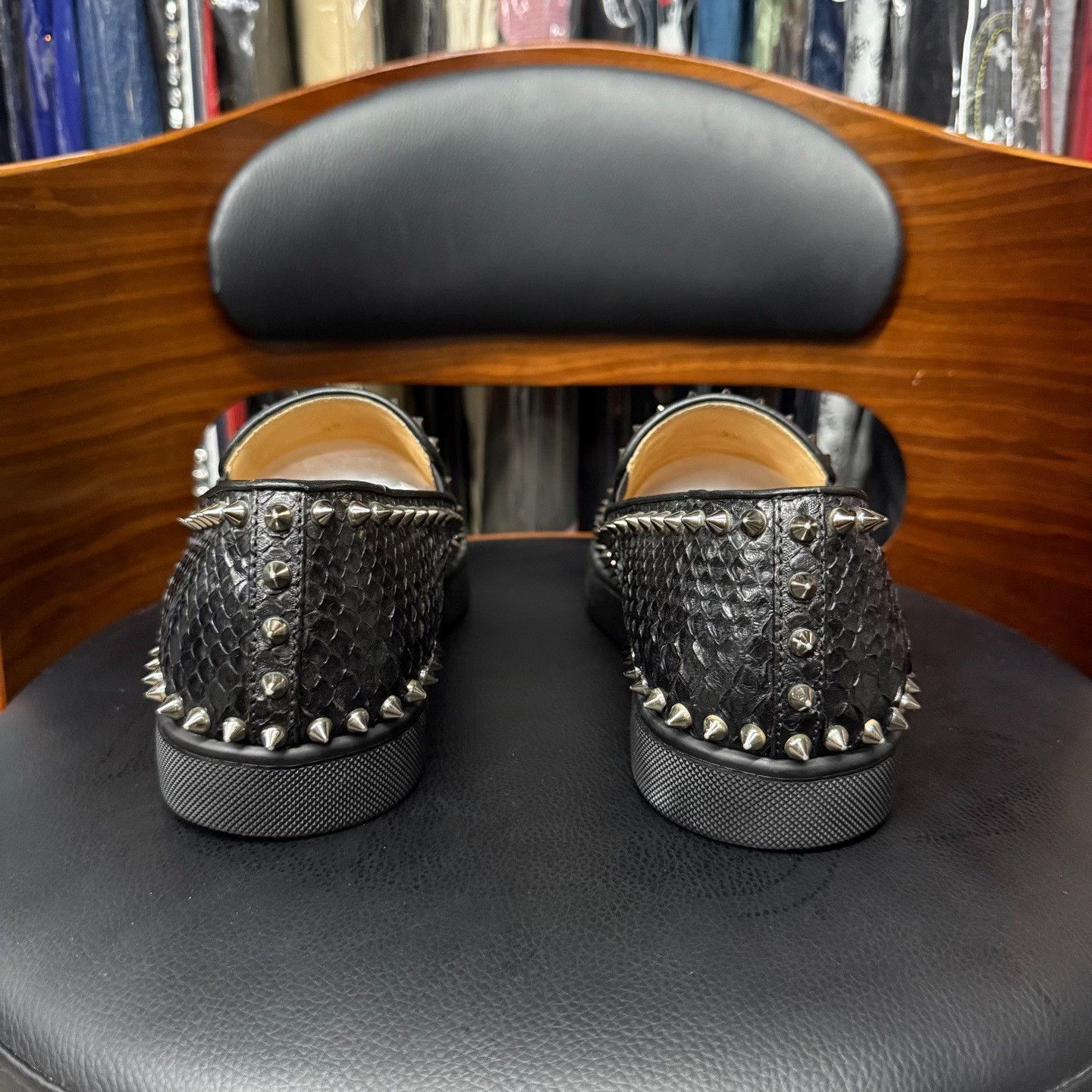 Christian Louboutin Christian Louboutin Black Lowtop Sneakers 6.5 Men Size US 6.5 / EU 39-40 - 3 Thumbnail
