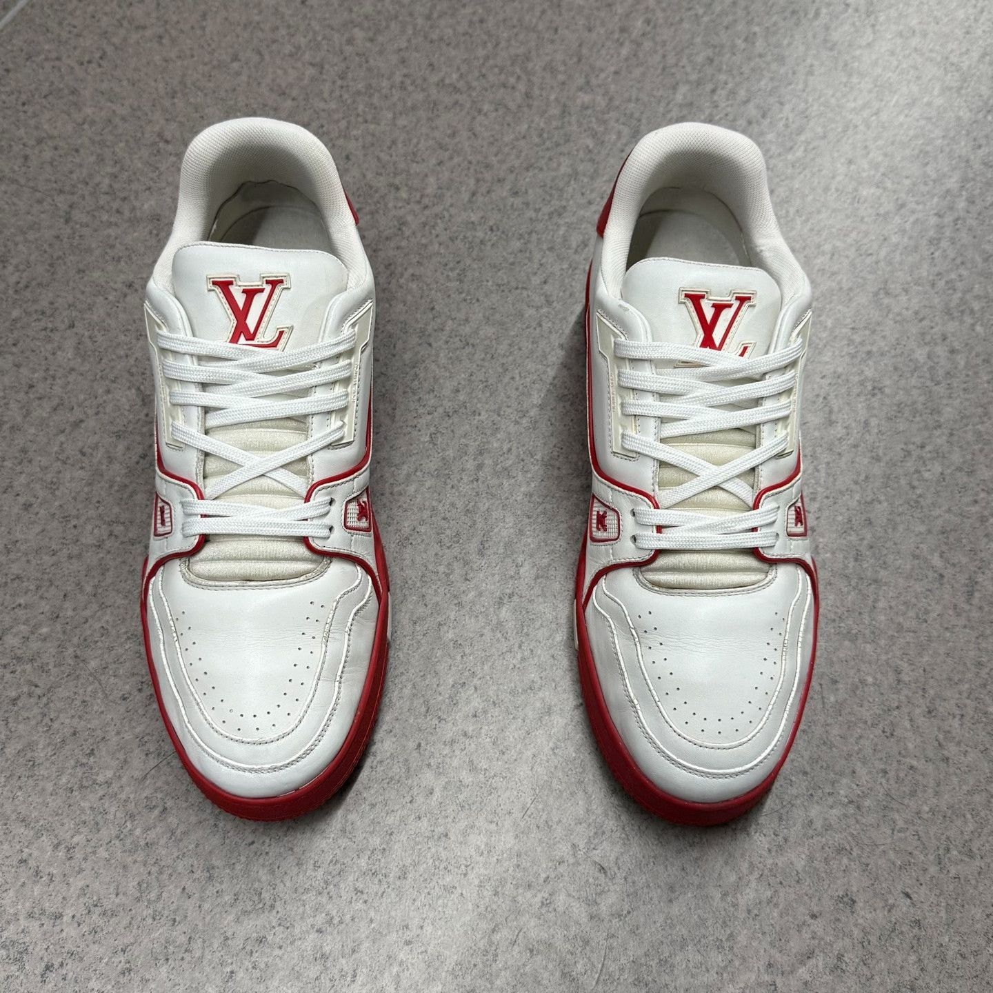 Louis Vuitton Louis Vuitton Training Red Lowtop Sneakers 9 Men Size US 9 / EU 42 - 8 Thumbnail