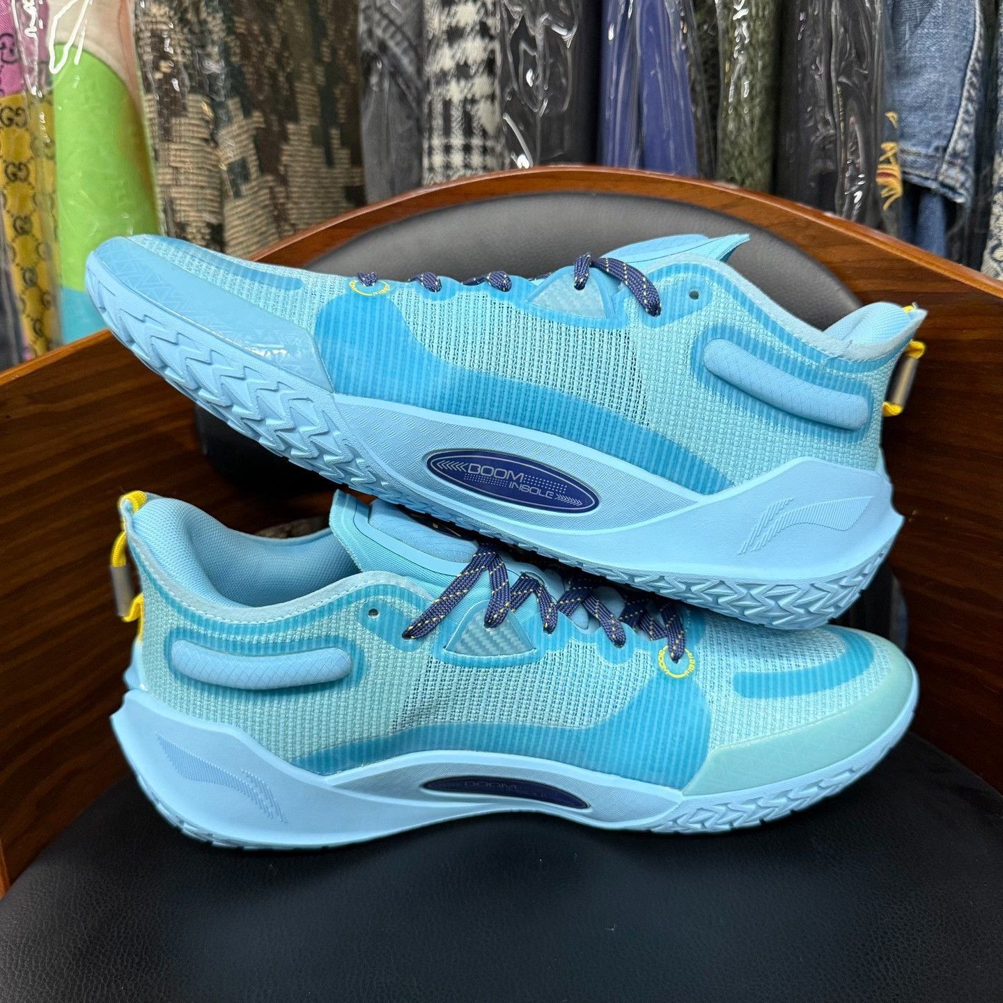 Li-Ning Li-Ning Blue Lowtop Sneakers 10.5 Men Size US 10.5 / EU 43-44 - 7 Thumbnail