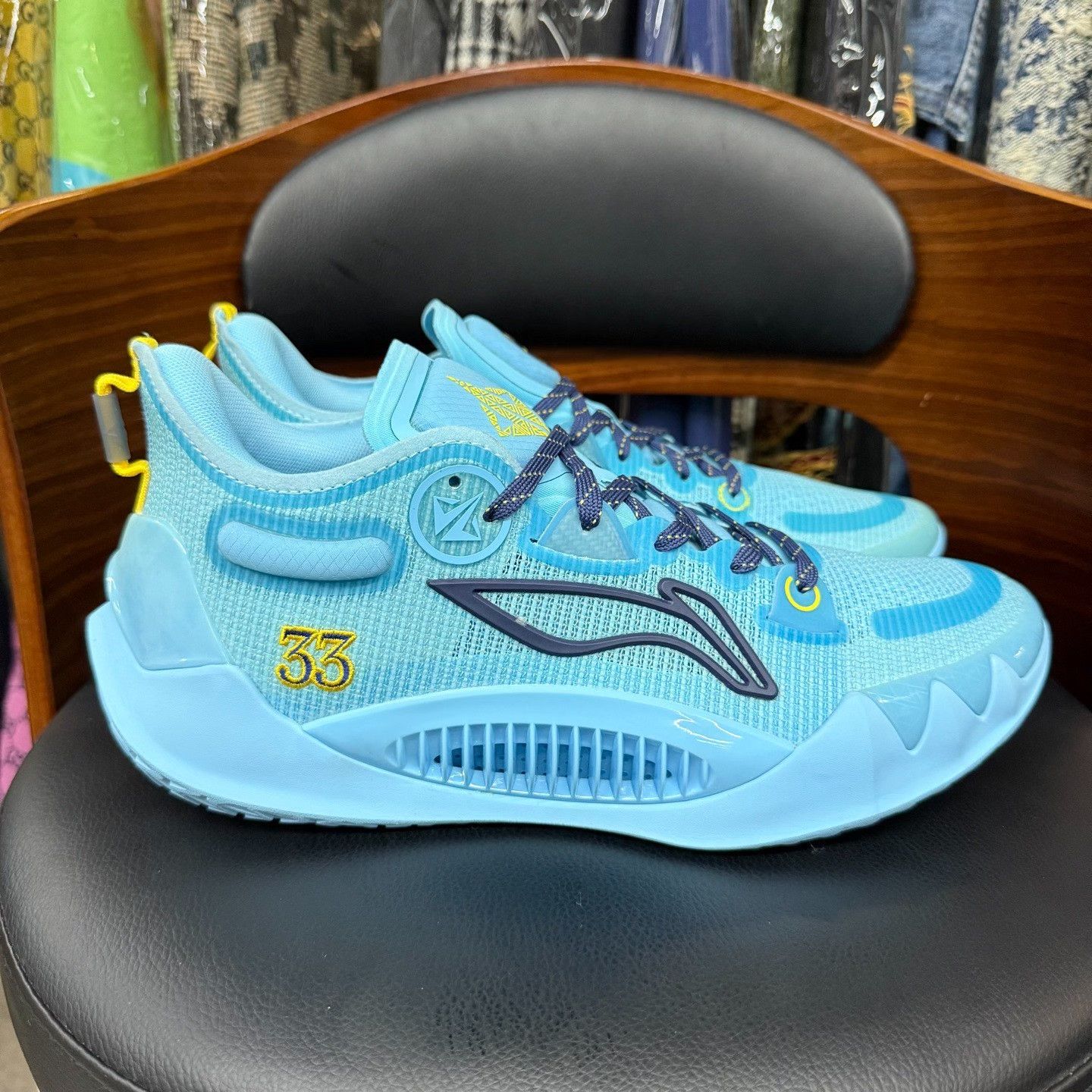 Li-Ning Li-Ning Blue Lowtop Sneakers 10.5 Men Size US 10.5 / EU 43-44 - 4 Thumbnail