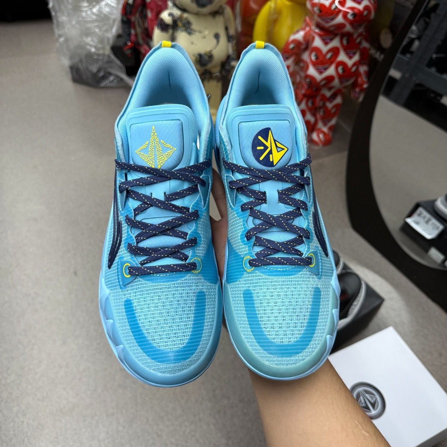 Li-Ning Li-Ning Blue Lowtop Sneakers 10.5 Men Size US 10.5 / EU 43-44 - 5 Thumbnail