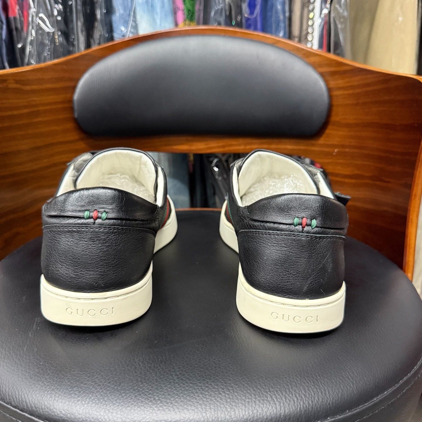 Gucci Gucci Black Lowtop Sneakers 42 Men Size US 9 / EU 42 - 3 Thumbnail