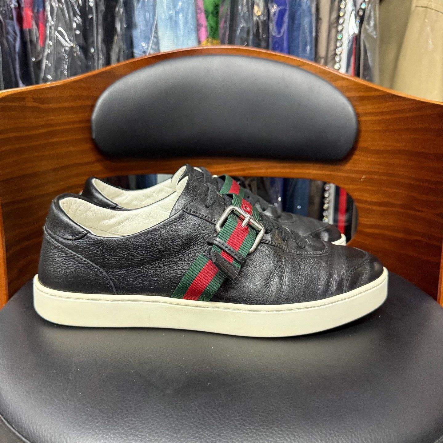 Gucci Gucci Black Lowtop Sneakers 42 Men Size US 9 / EU 42 - 4 Thumbnail