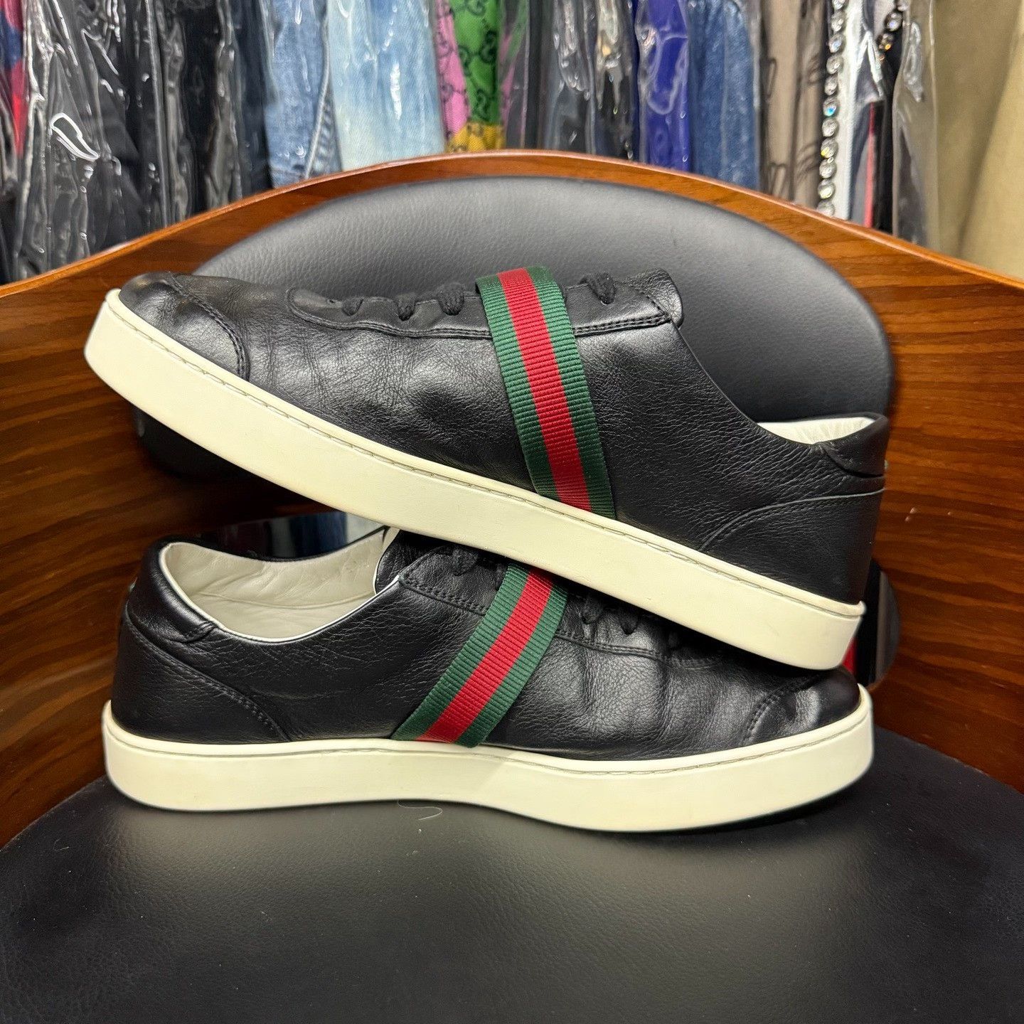 Gucci Gucci Black Lowtop Sneakers 42 Men Size US 9 / EU 42 - 7 Thumbnail