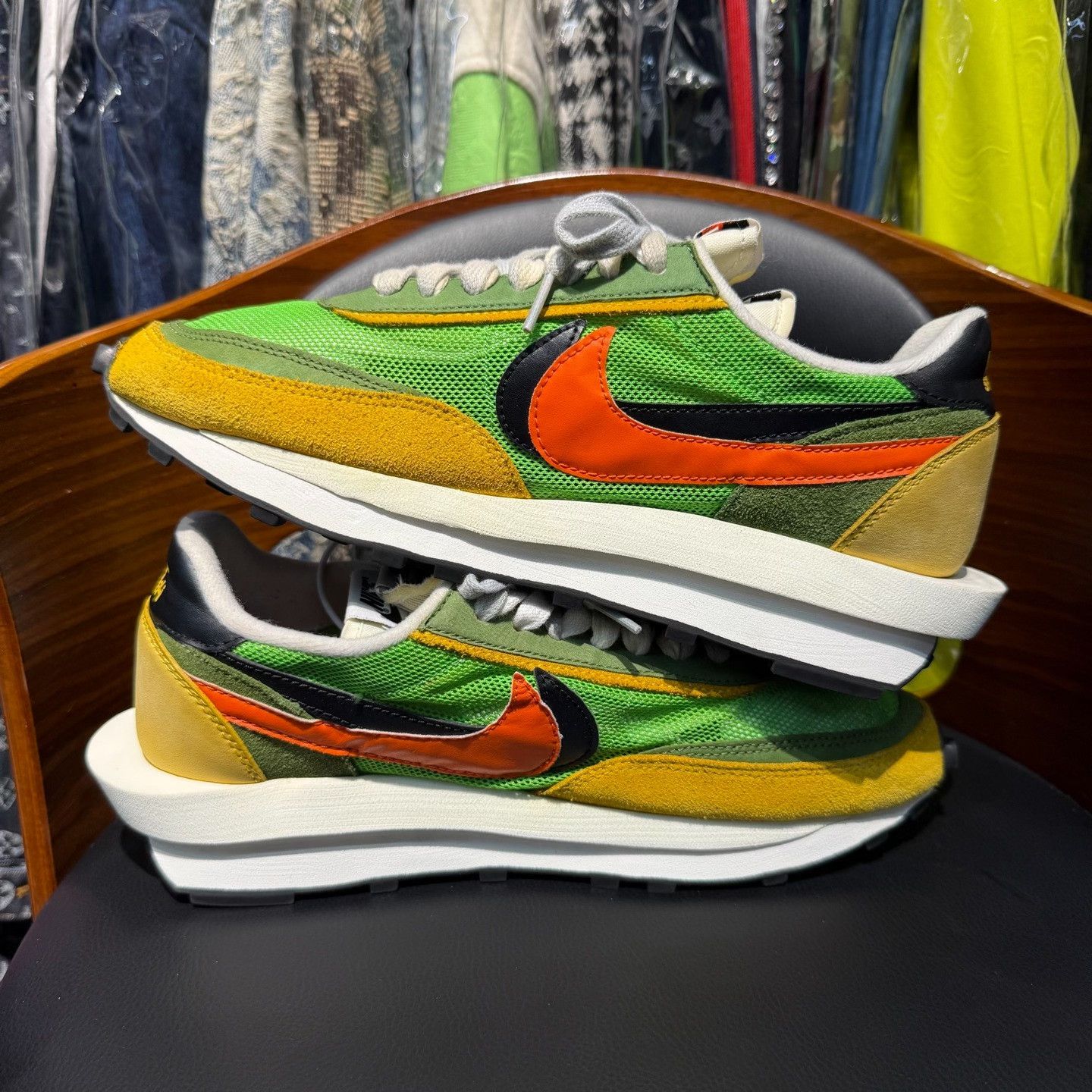 Sacai Sacai Yellow Lowtop Sneakers 10 Men Size US 10 / EU 43 - 7 Thumbnail