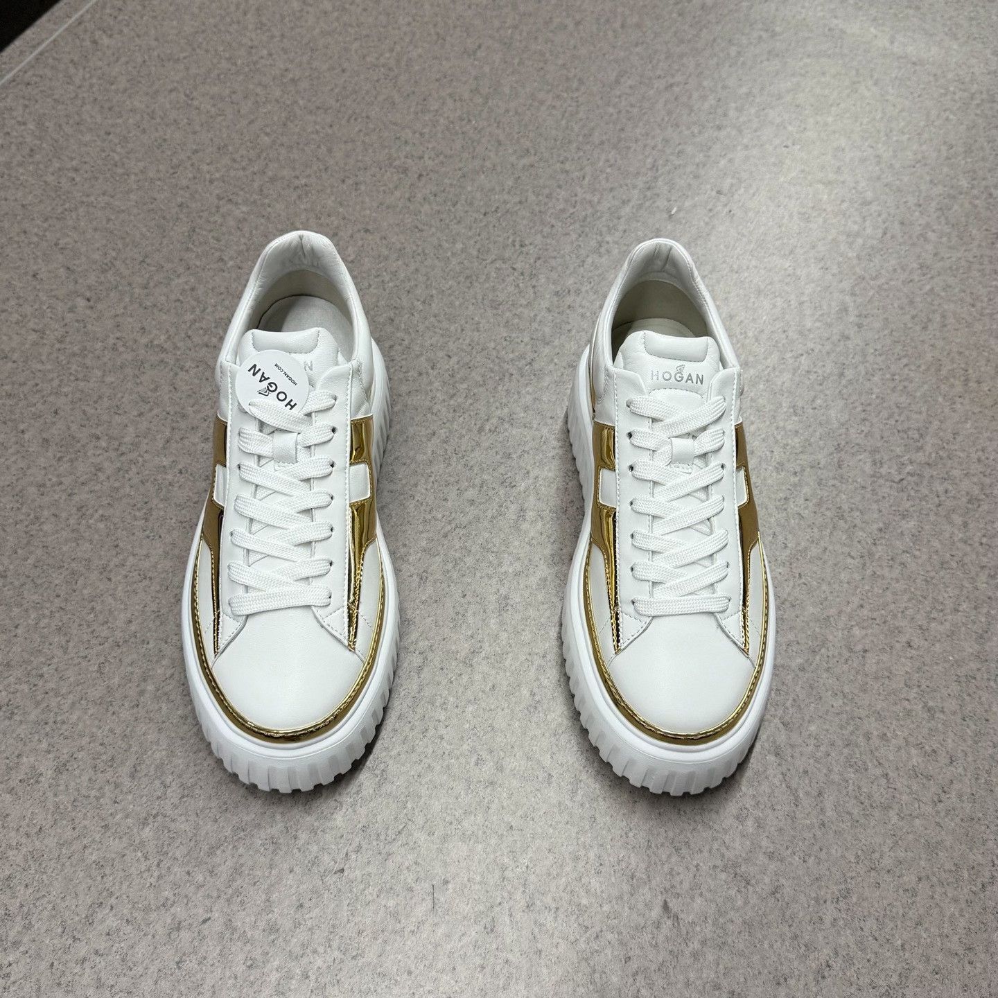 Hogan Hogan Retro White Lowtop Sneakers 8 Men Size US 8 / EU 41 - 5 Thumbnail
