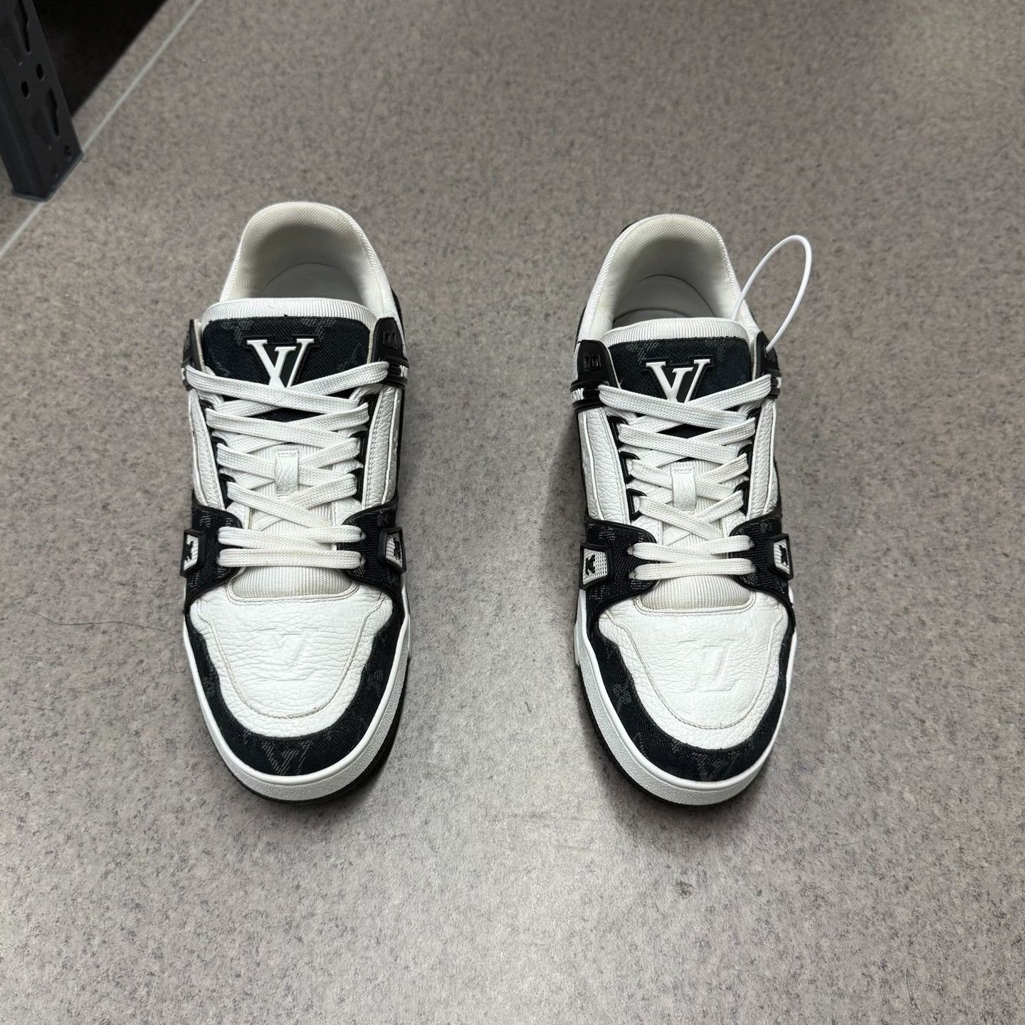 Louis Vuitton Louis Vuitton Training Denim Black Lowtop Sneakers 8.5 Men Size US 8.5 / EU 41-42 - 5 Thumbnail
