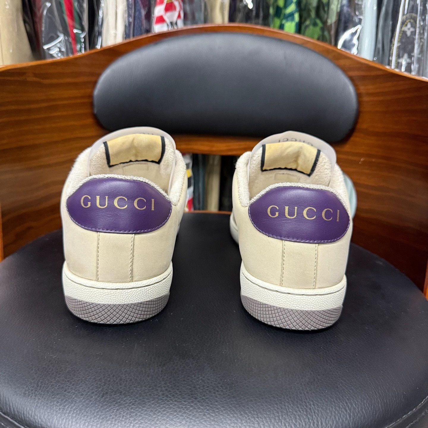 Gucci Gucci Purple Lowtop Sneakers 7.5 Men Size US 7.5 / EU 40-41 - 3 Thumbnail
