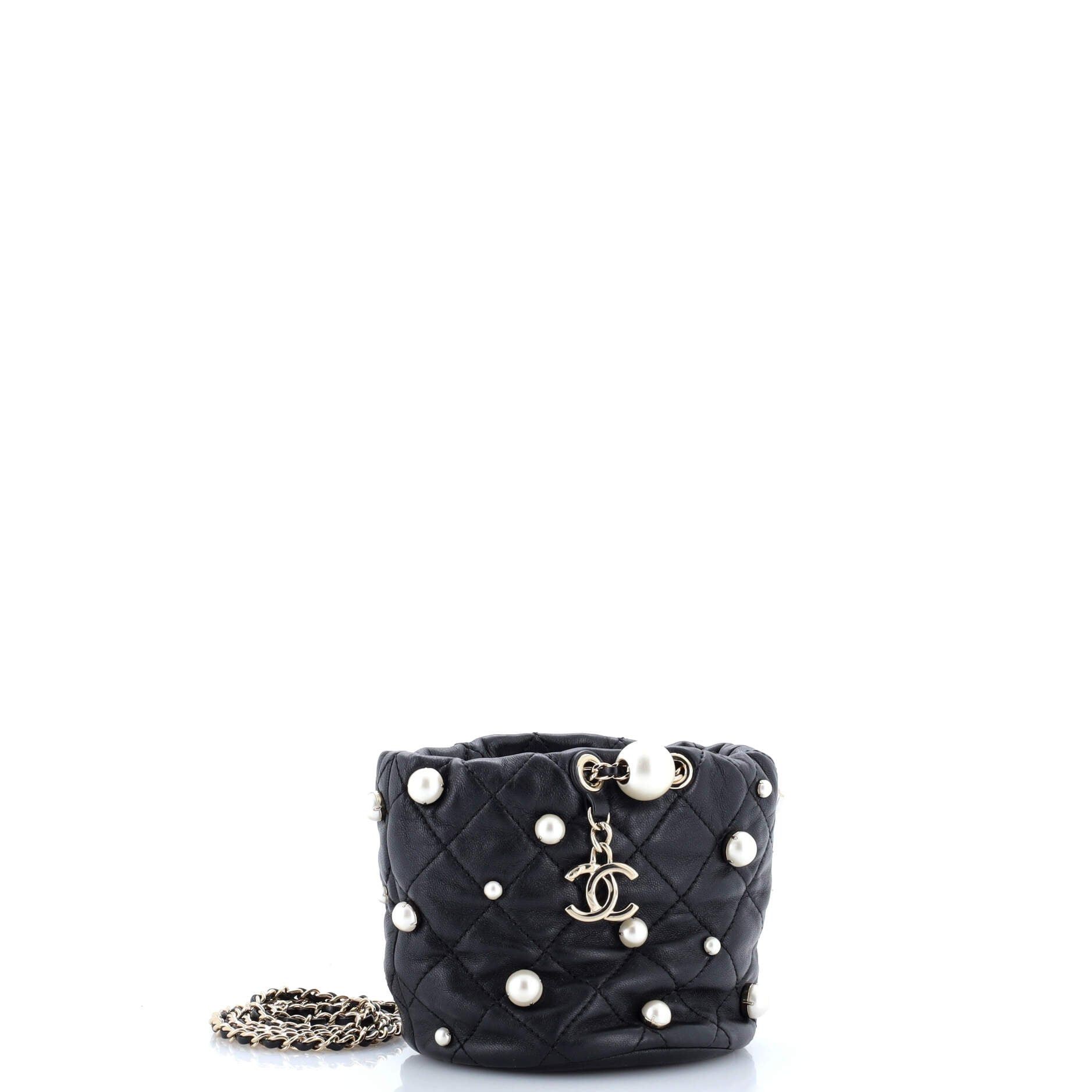 Chanel Drawstring Round Bucket Bag Size ONE SIZE - 2 Thumbnail