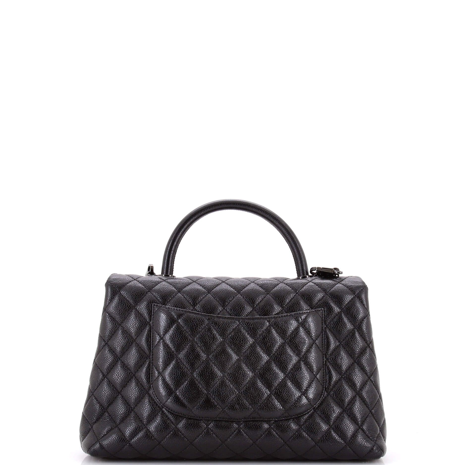 Chanel So Black Coco Top Handle Bag Size ONE SIZE - 3 Thumbnail