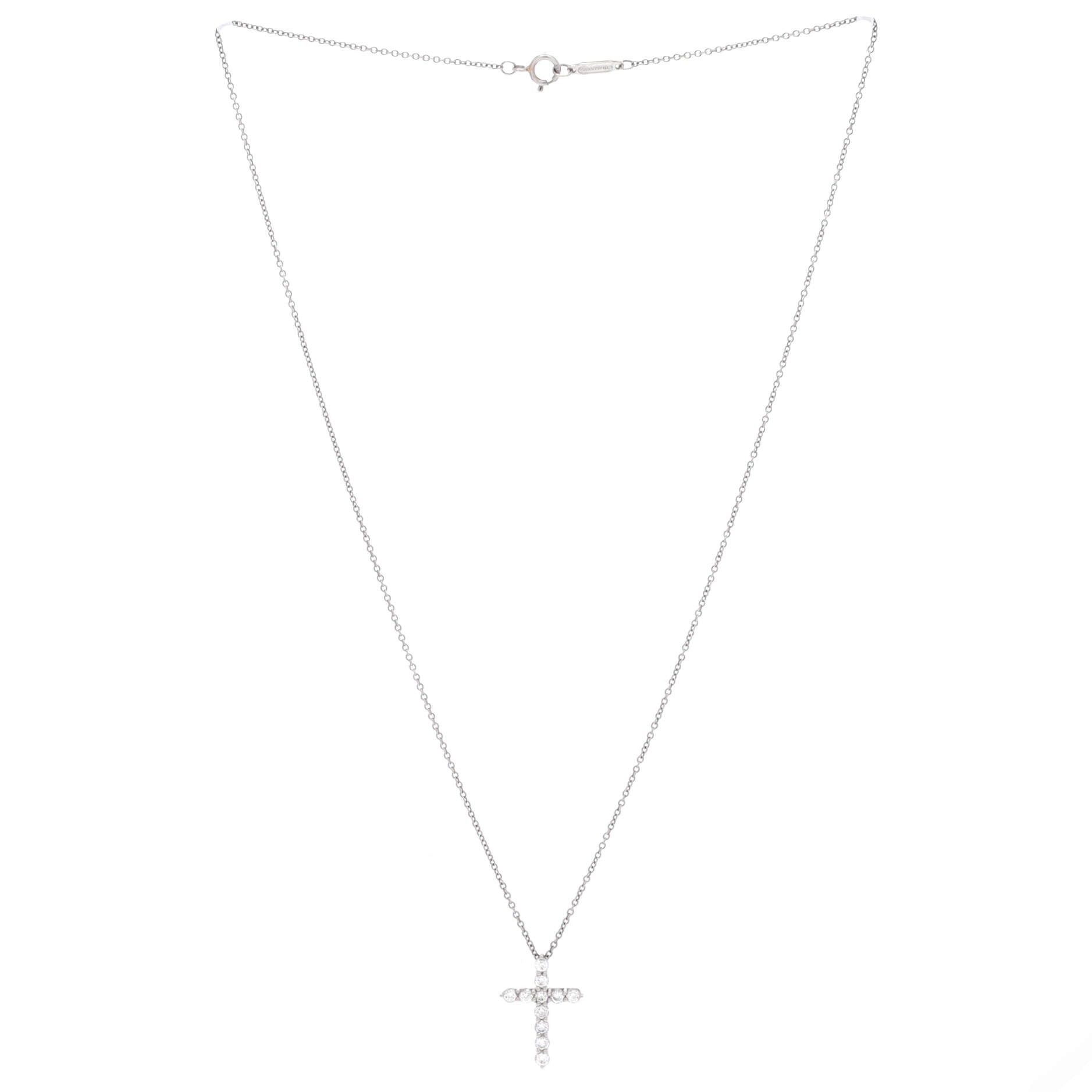Tiffany & Co. Cross Pendant Necklace Size ONE SIZE - 2 Thumbnail