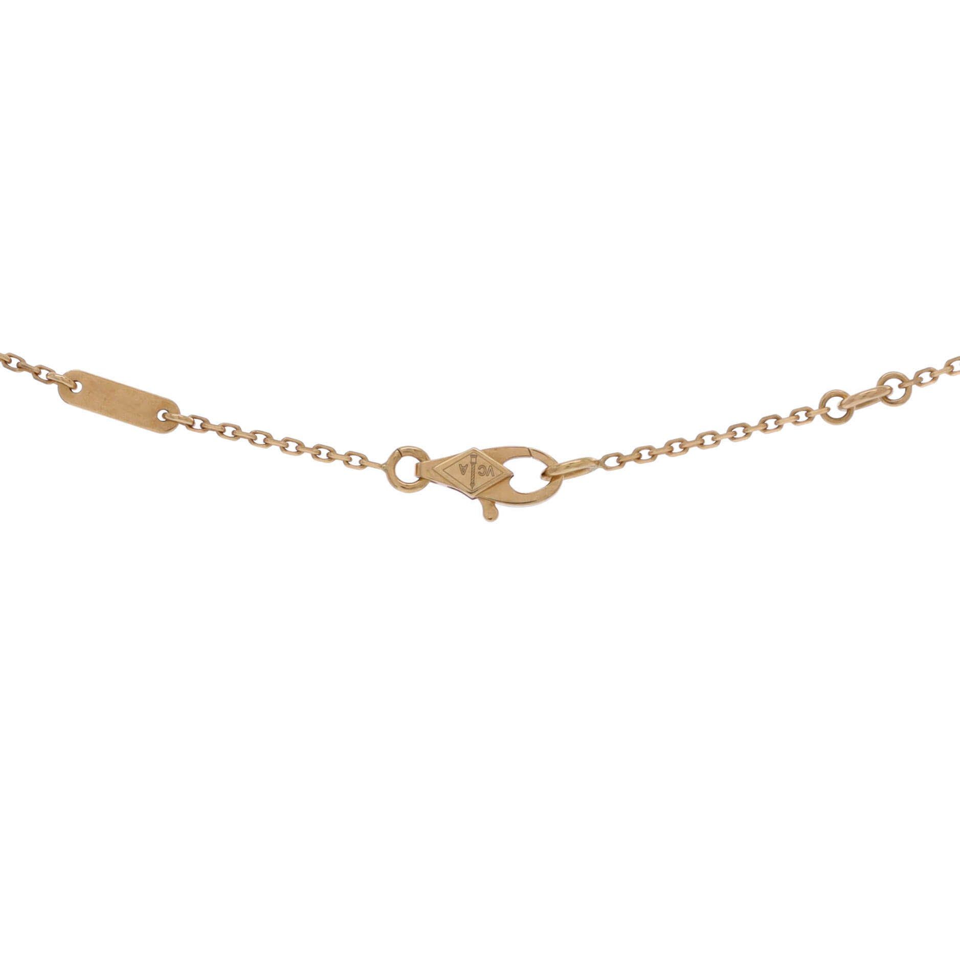 Van Cleef & Arpels Sweet Alhambra Butterfly Pendant Necklace Size ONE SIZE - 3 Thumbnail