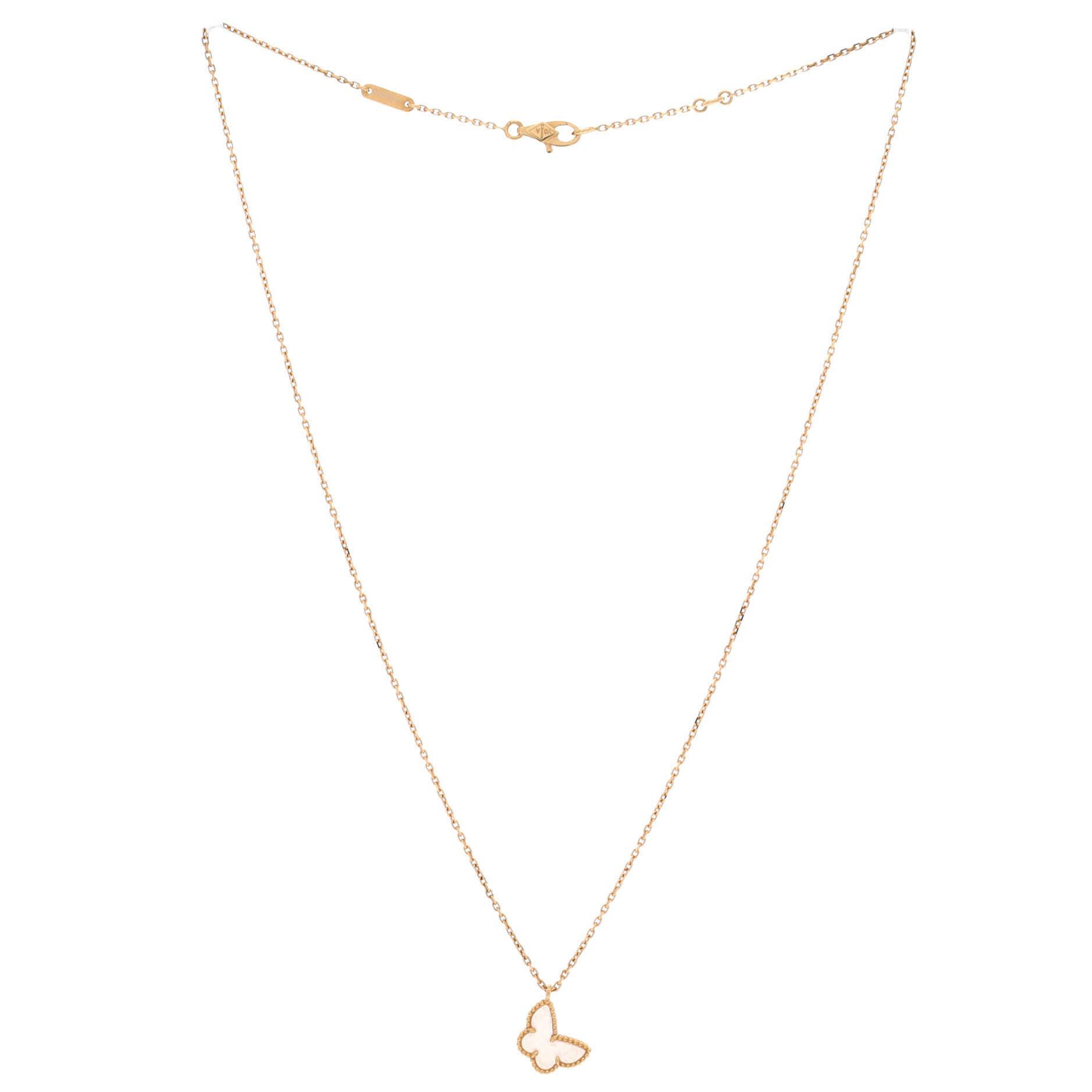 Van Cleef & Arpels Sweet Alhambra Butterfly Pendant Necklace Size ONE SIZE - 2 Thumbnail