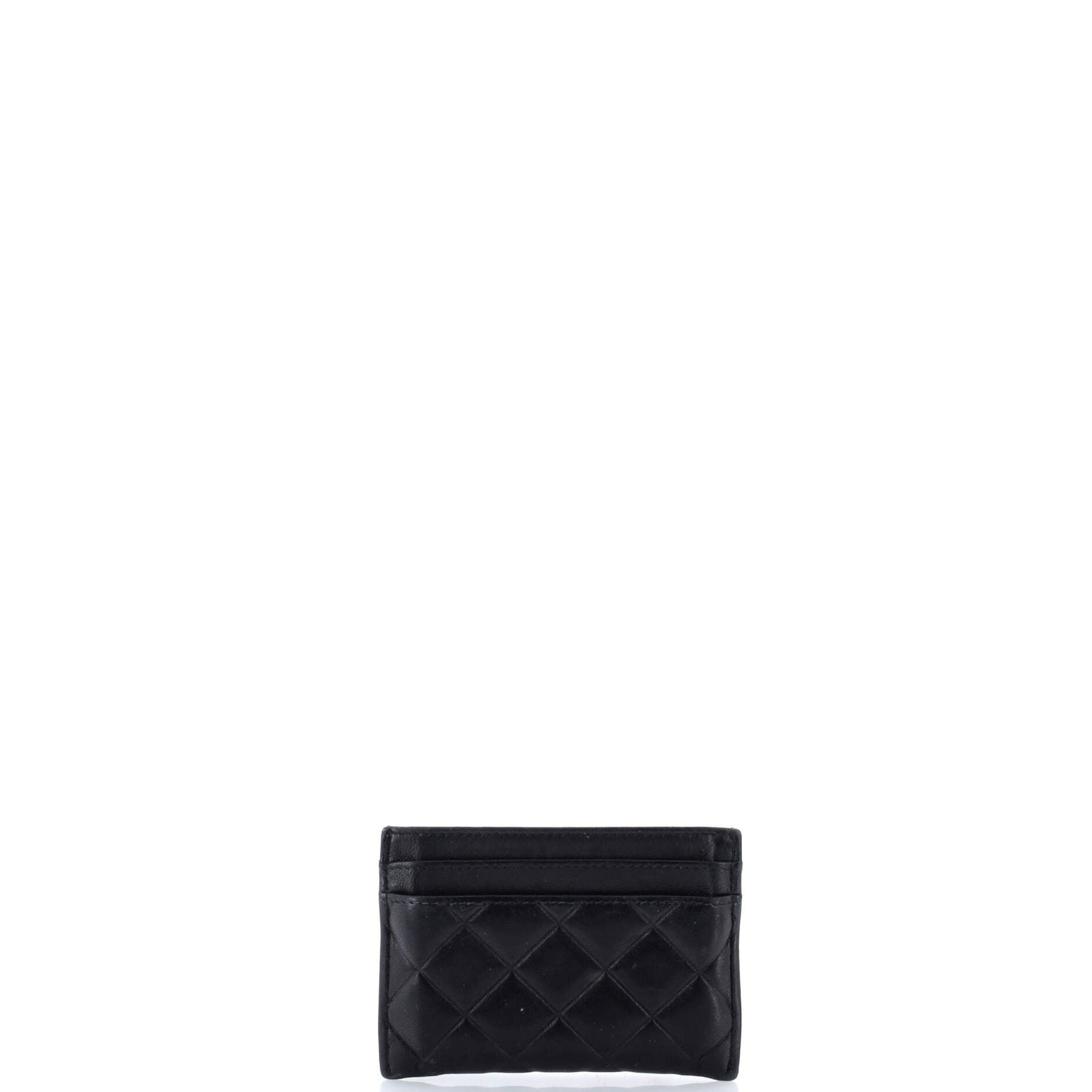 Chanel Diamond CC Card Holder Size ONE SIZE - 3 Thumbnail