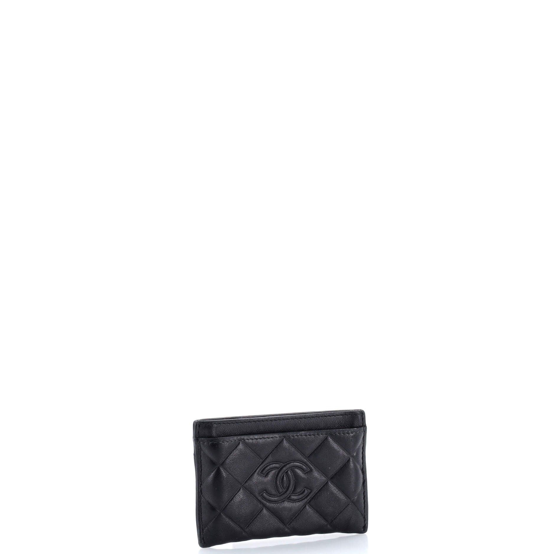 Chanel Diamond CC Card Holder Size ONE SIZE - 2 Thumbnail