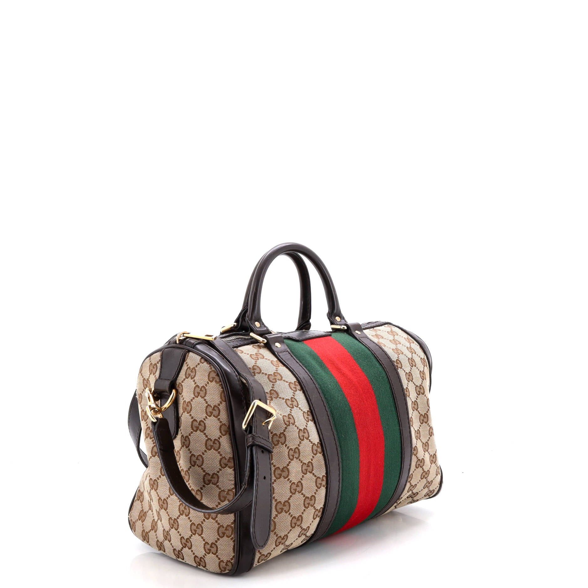 Gucci Vintage Web Boston Bag Size ONE SIZE - 2 Thumbnail