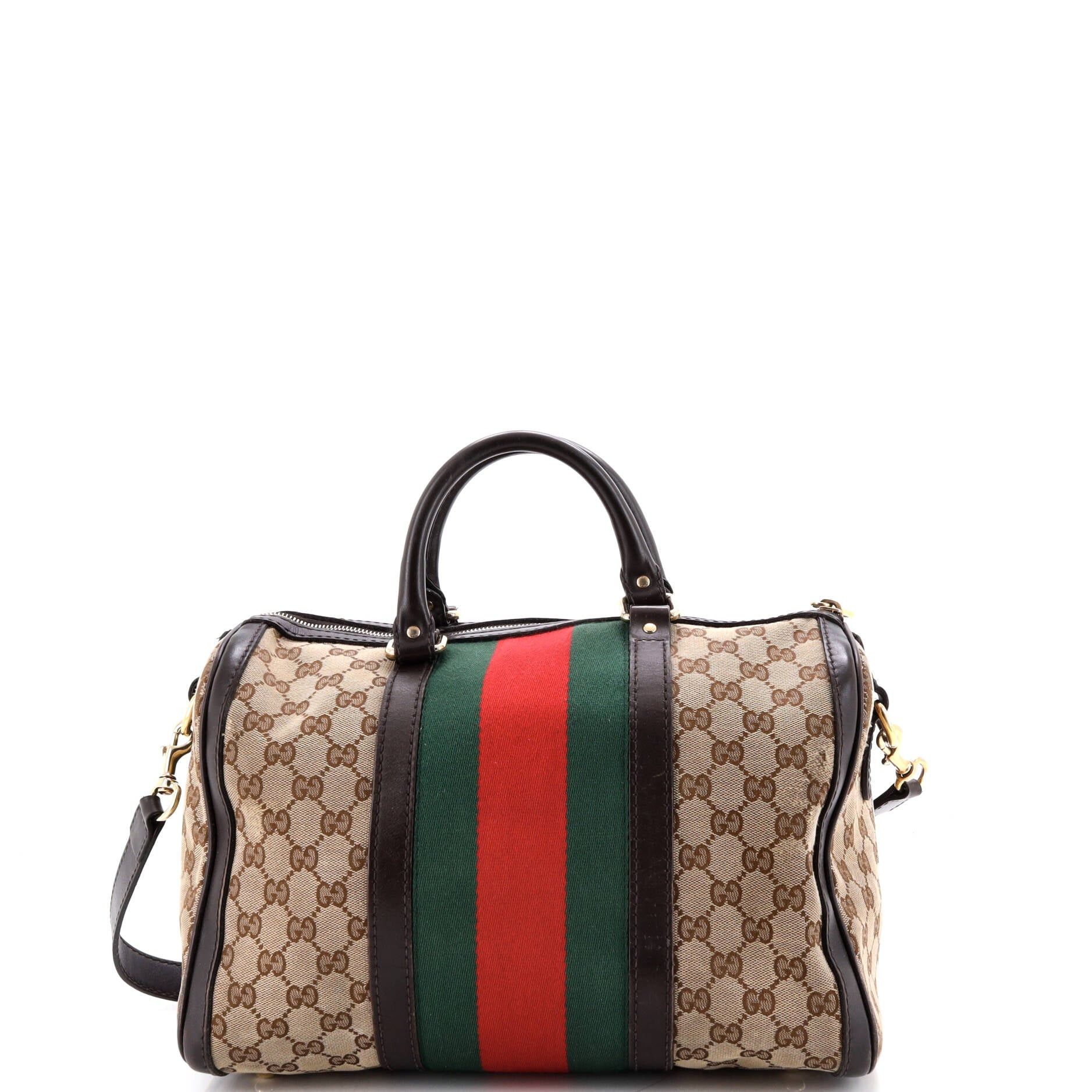 Gucci Vintage Web Boston Bag Size ONE SIZE - 3 Thumbnail