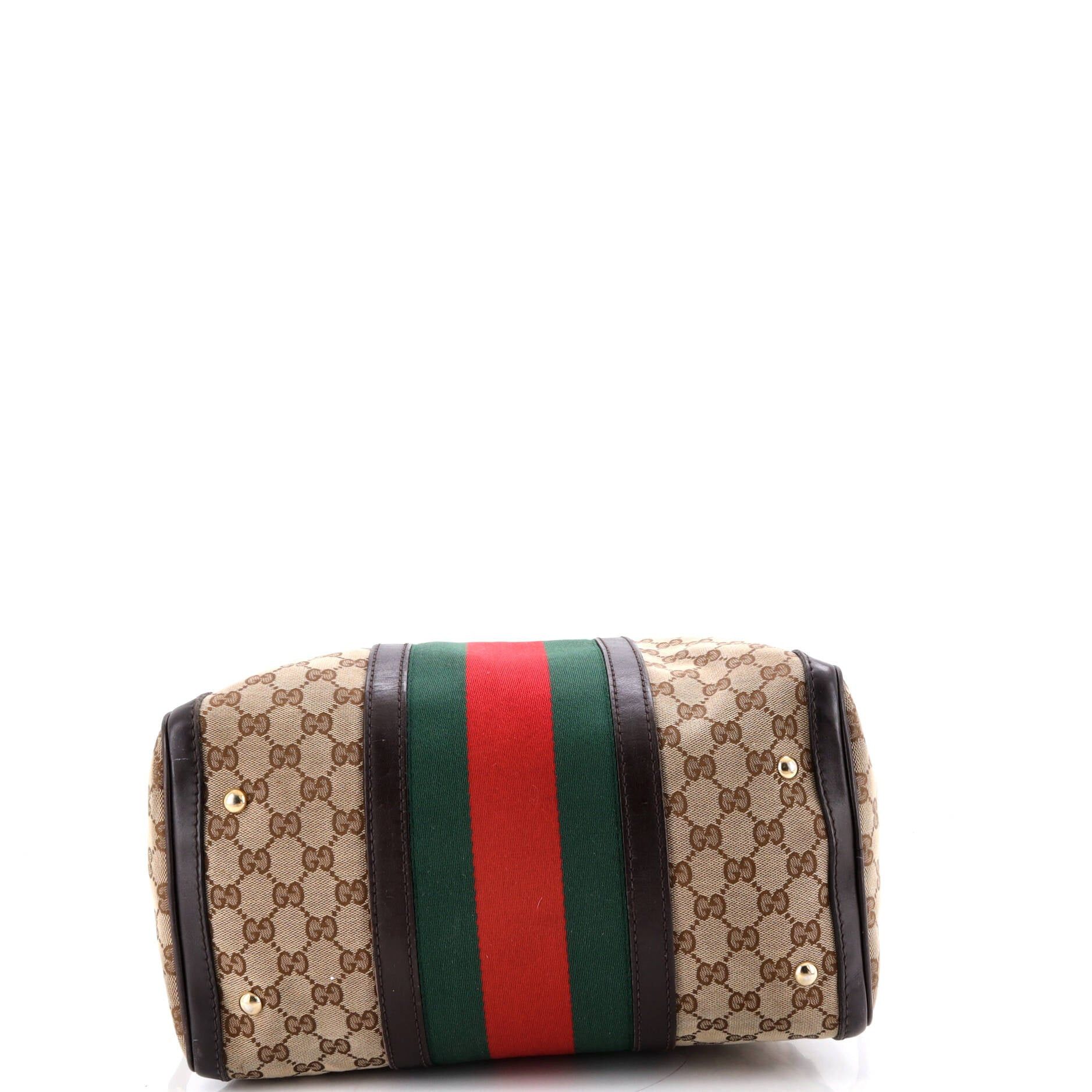 Gucci Vintage Web Boston Bag Size ONE SIZE - 4 Thumbnail