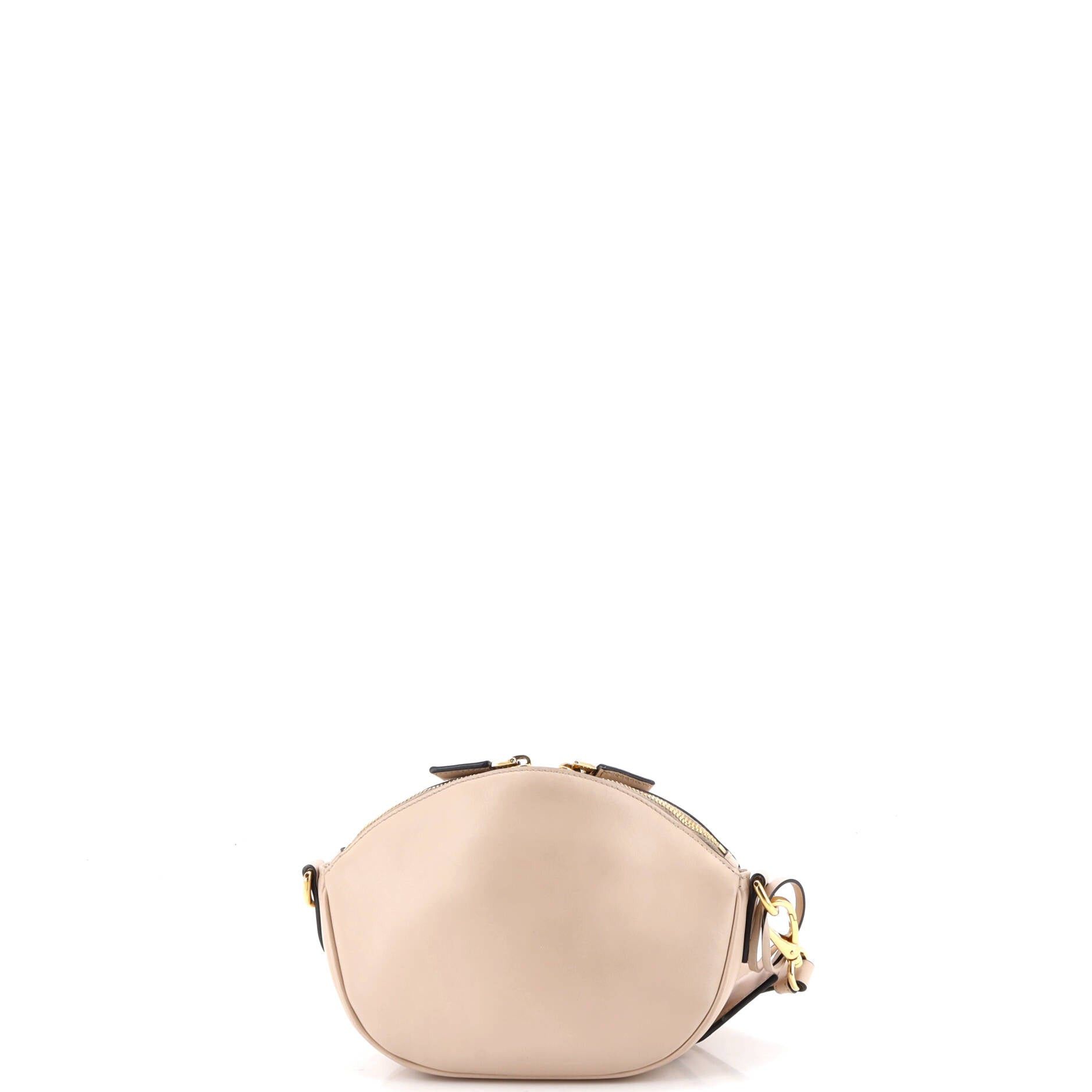 Prada Triangle Logo Zip-Top Crossbody Bag Size ONE SIZE - 3 Thumbnail