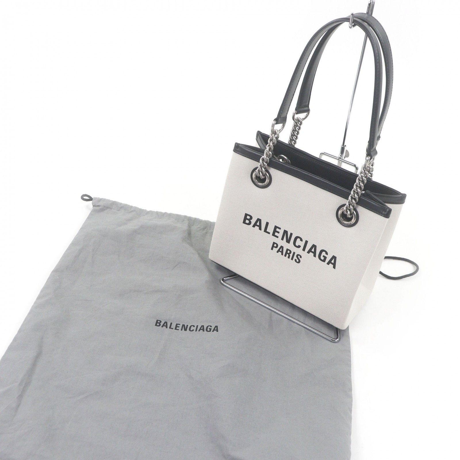 Balenciaga Balenciaga Balenciaga DUTY FREE TOTE Canvas Leather Tote Bag Leather Tote Bag DUTY FREE for USA Size ONE SIZE - 2 Thumbnail