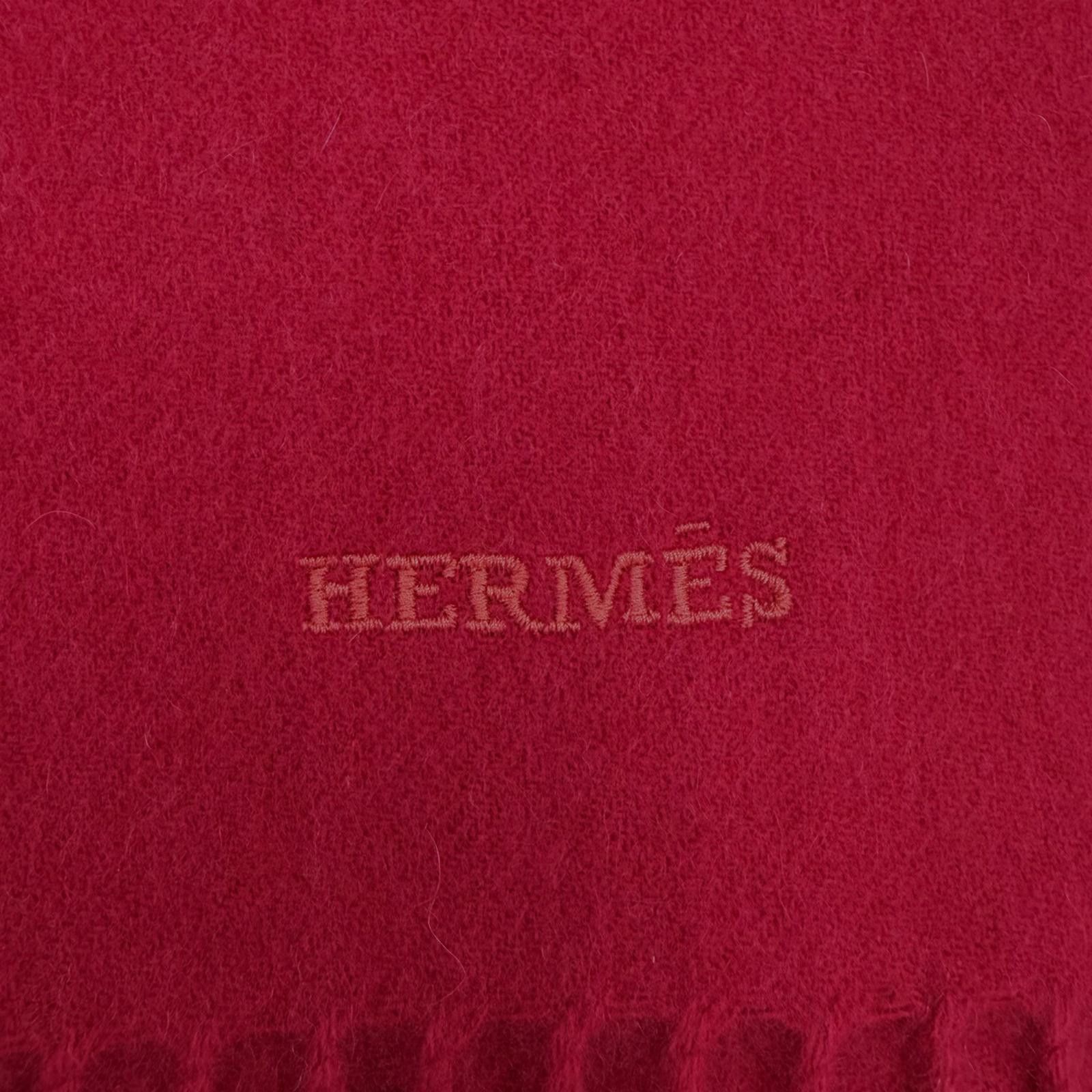 Hermes Hermes Hermes Recto Verso Cashmere Scarf Textile Scarf DUTY FREE for USA Size ONE SIZE - 6 Thumbnail