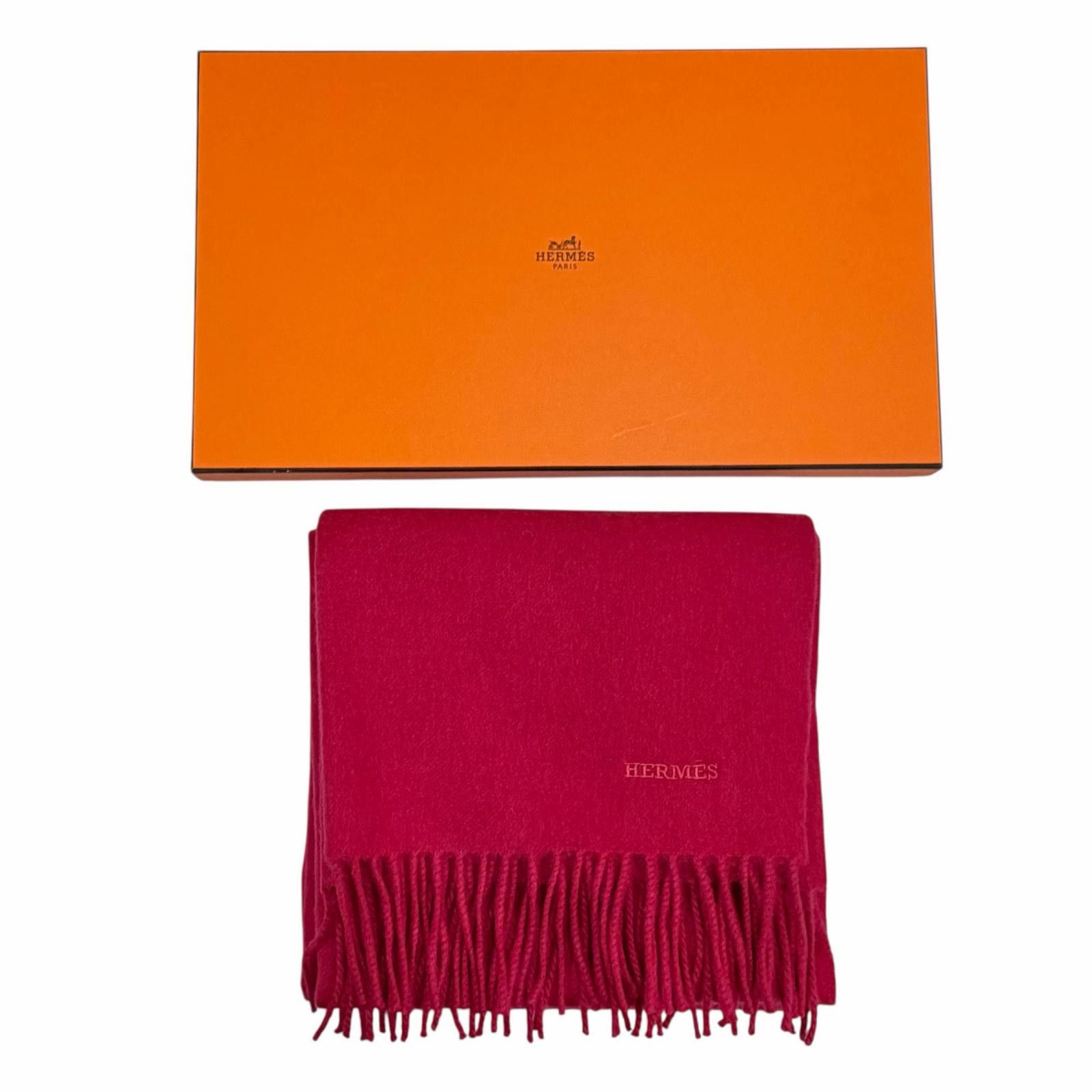 Hermes Hermes Hermes Recto Verso Cashmere Scarf Textile Scarf DUTY FREE for USA Size ONE SIZE - 2 Thumbnail