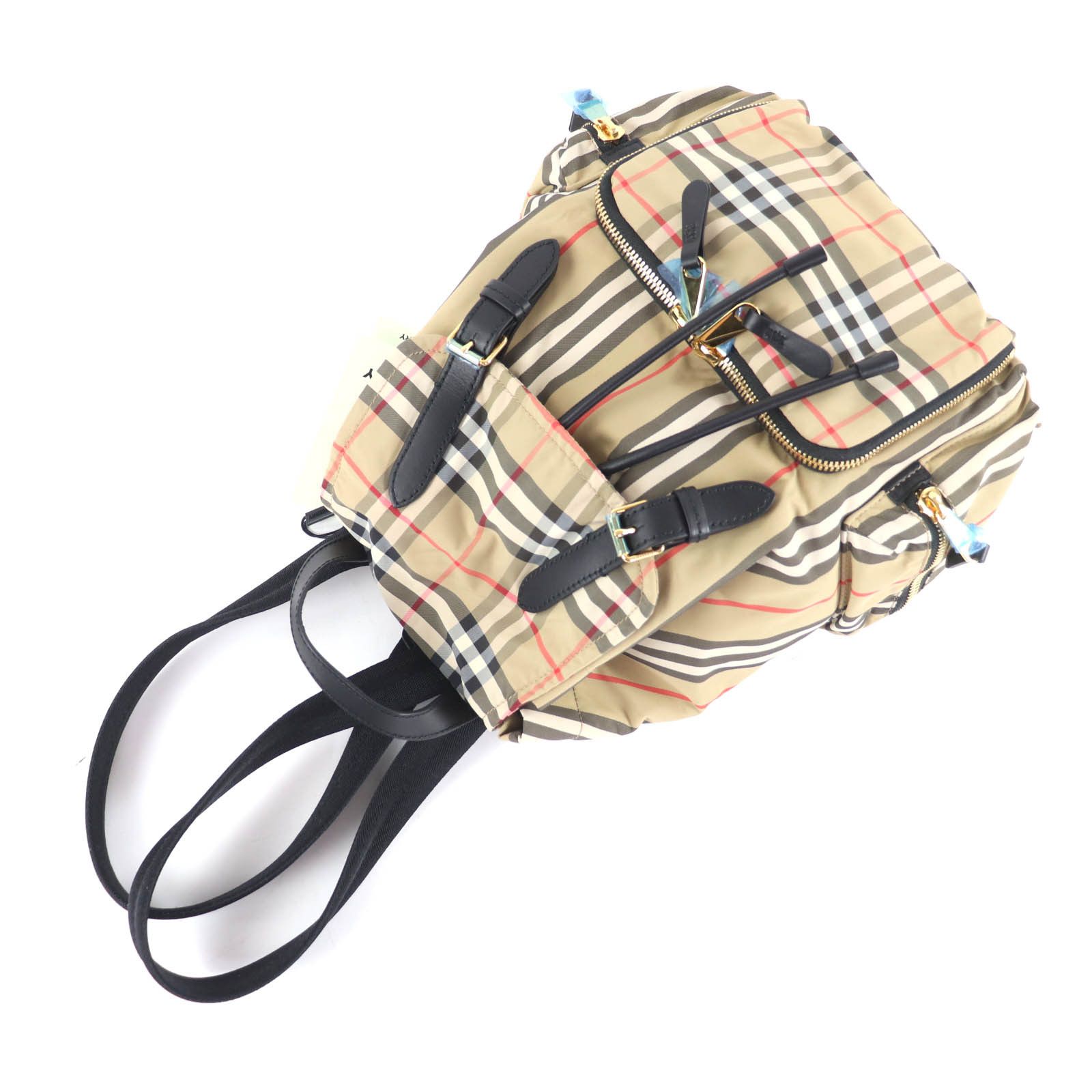 Burberry Burberry Burberry Nova Check Polyamide Backpack Plastic / Synthetic Backpack 8032709 DUTY FREE for USA Size ONE SIZE - 9 Thumbnail