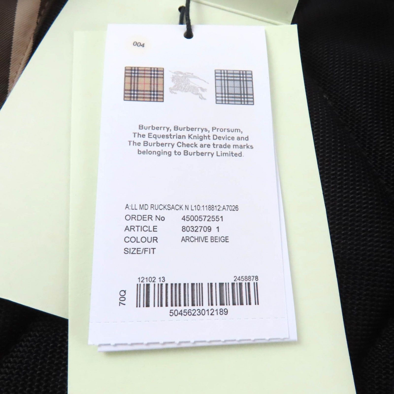 Burberry Burberry Burberry Nova Check Polyamide Backpack Plastic / Synthetic Backpack 8032709 DUTY FREE for USA Size ONE SIZE - 19 Thumbnail