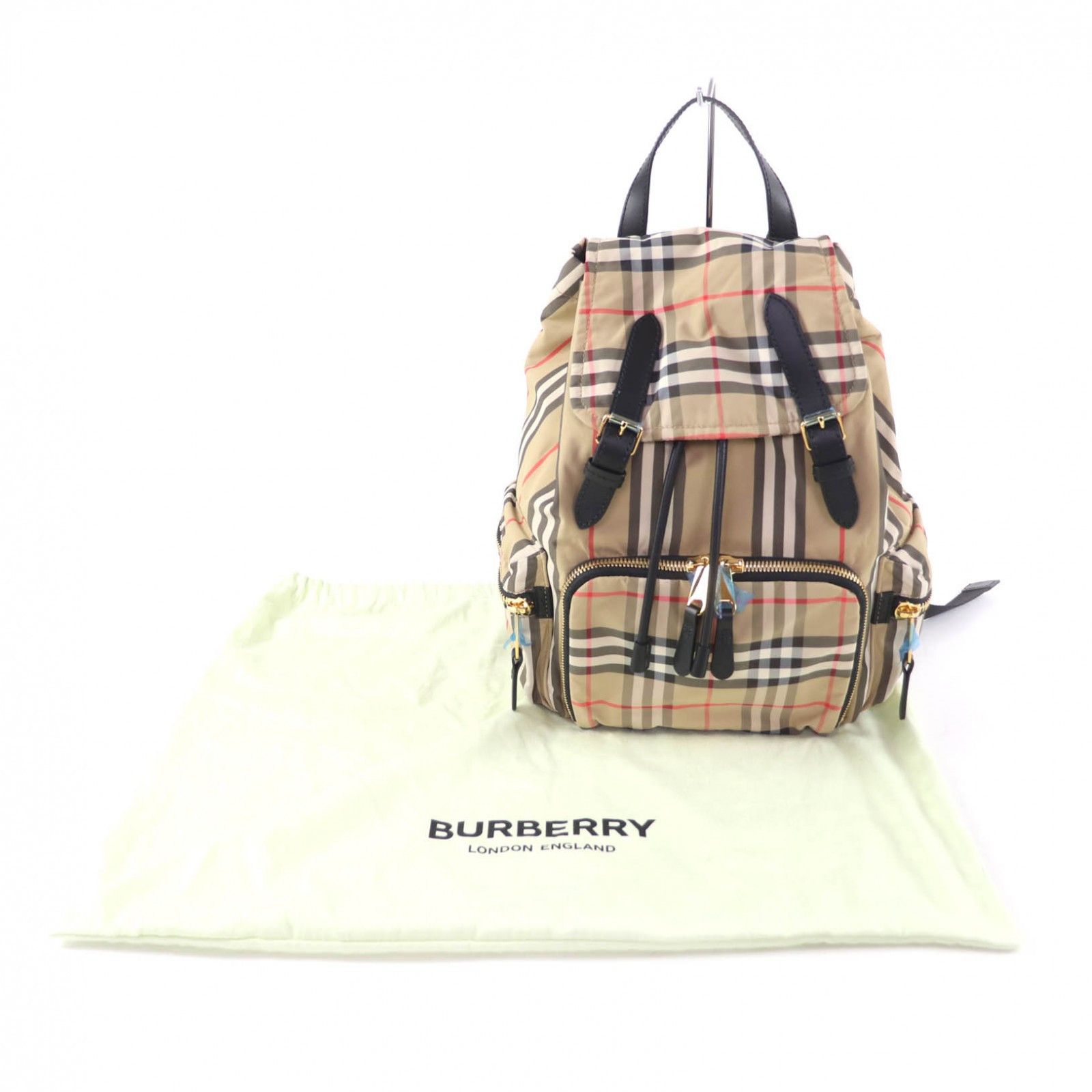 Burberry Burberry Burberry Nova Check Polyamide Backpack Plastic / Synthetic Backpack 8032709 DUTY FREE for USA Size ONE SIZE - 2 Thumbnail