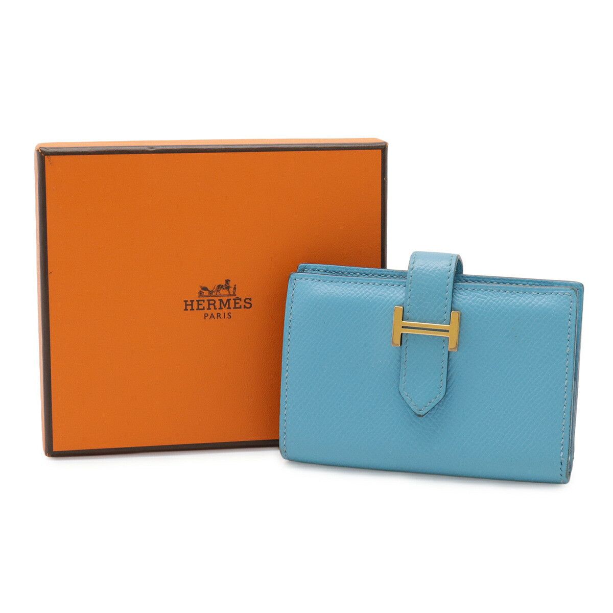 Hermes Hermes Hermes Bearn Mini coin case card case Leather Card Case D DUTY FREE for USA Size ONE SIZE - 9 Thumbnail