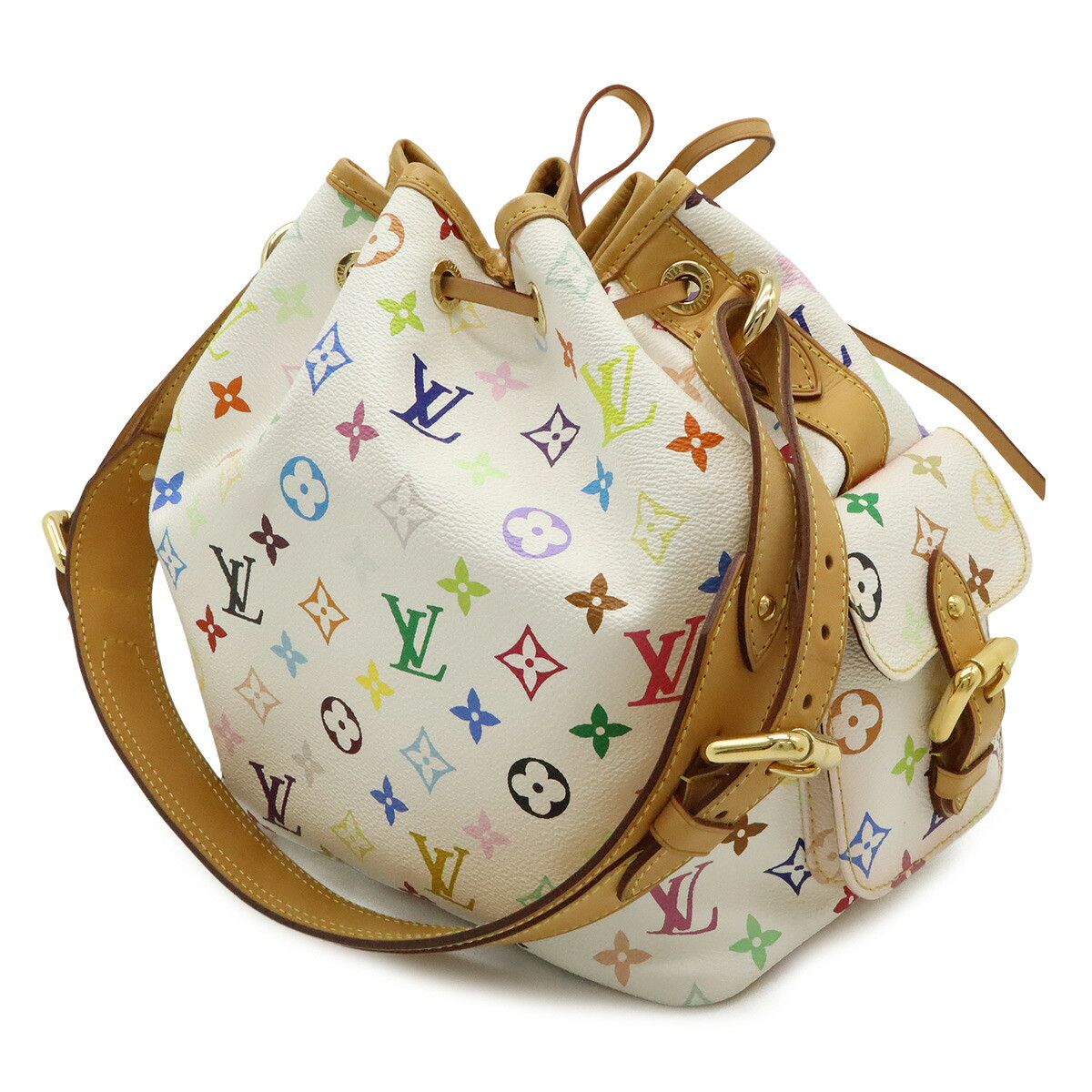 Louis Vuitton Louis Vuitton Louis Vuitton Petit Noe Monogram Multicolore shoulder bag Textile Shoulder Bag M42229 DUTY FREE for USA Size ONE SIZE - 2 Thumbnail